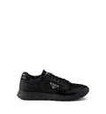 Prax 01 Re-Nylon and brushed leather sneakers