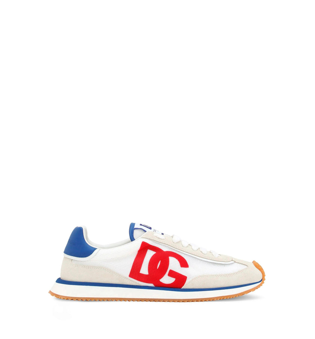 Mixed-material DG CUSHION sneakers