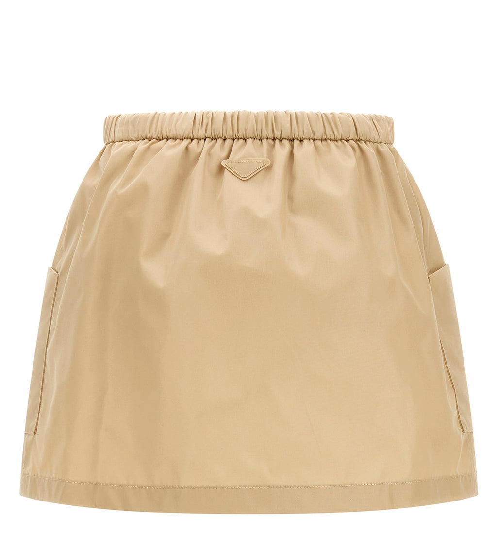 Re-Nylon miniskirt