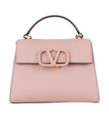 Pink Leater Vsling Top Handle Bag
