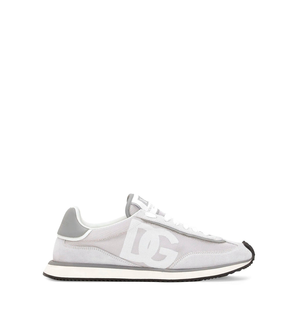 Mixed-material DG CUSHION sneakers