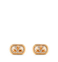 Gold And Crystal Earrings
