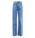 Medium Indigo Flared Jeans