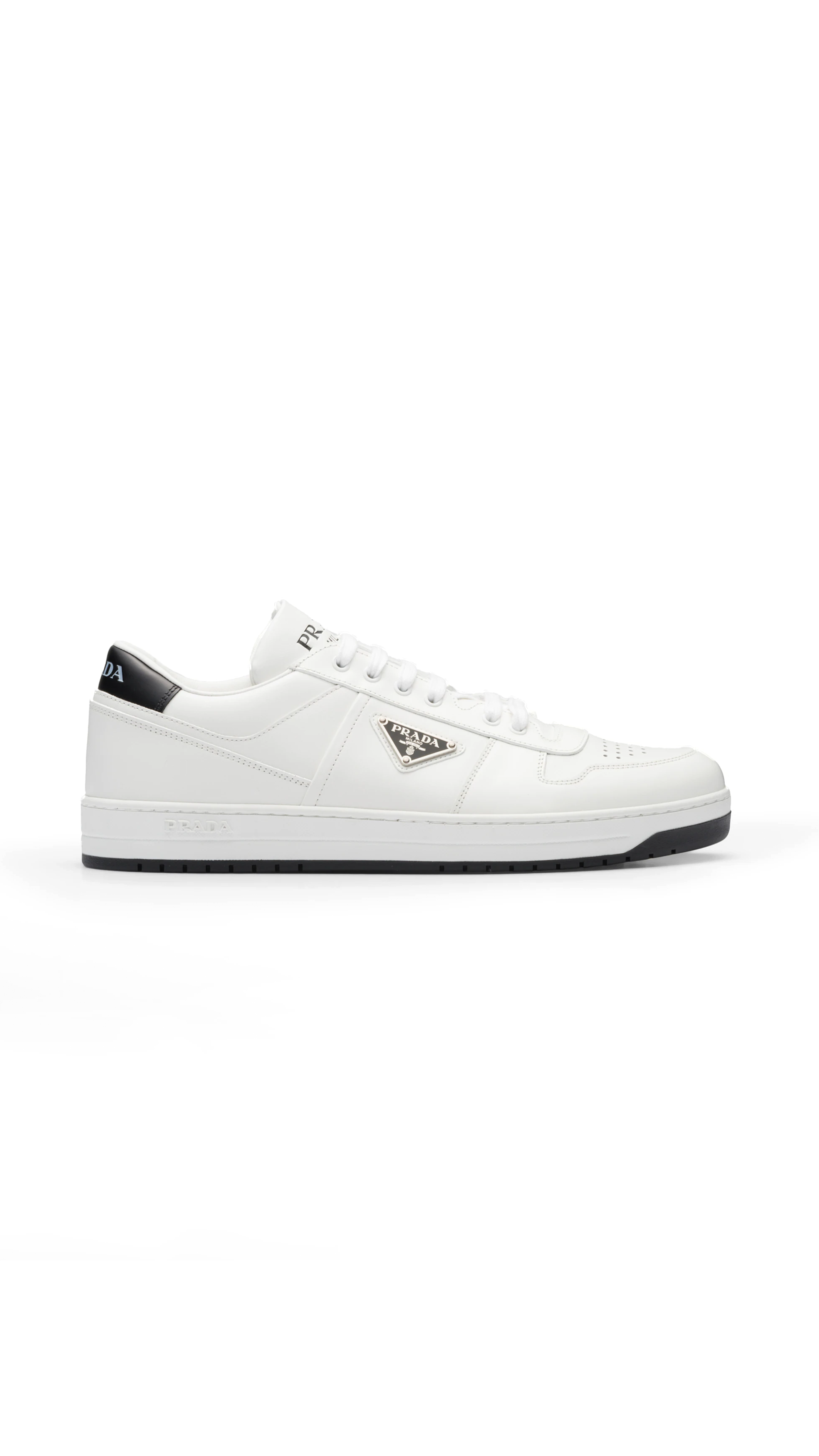 Downtown Leather Sneakers - White/Black