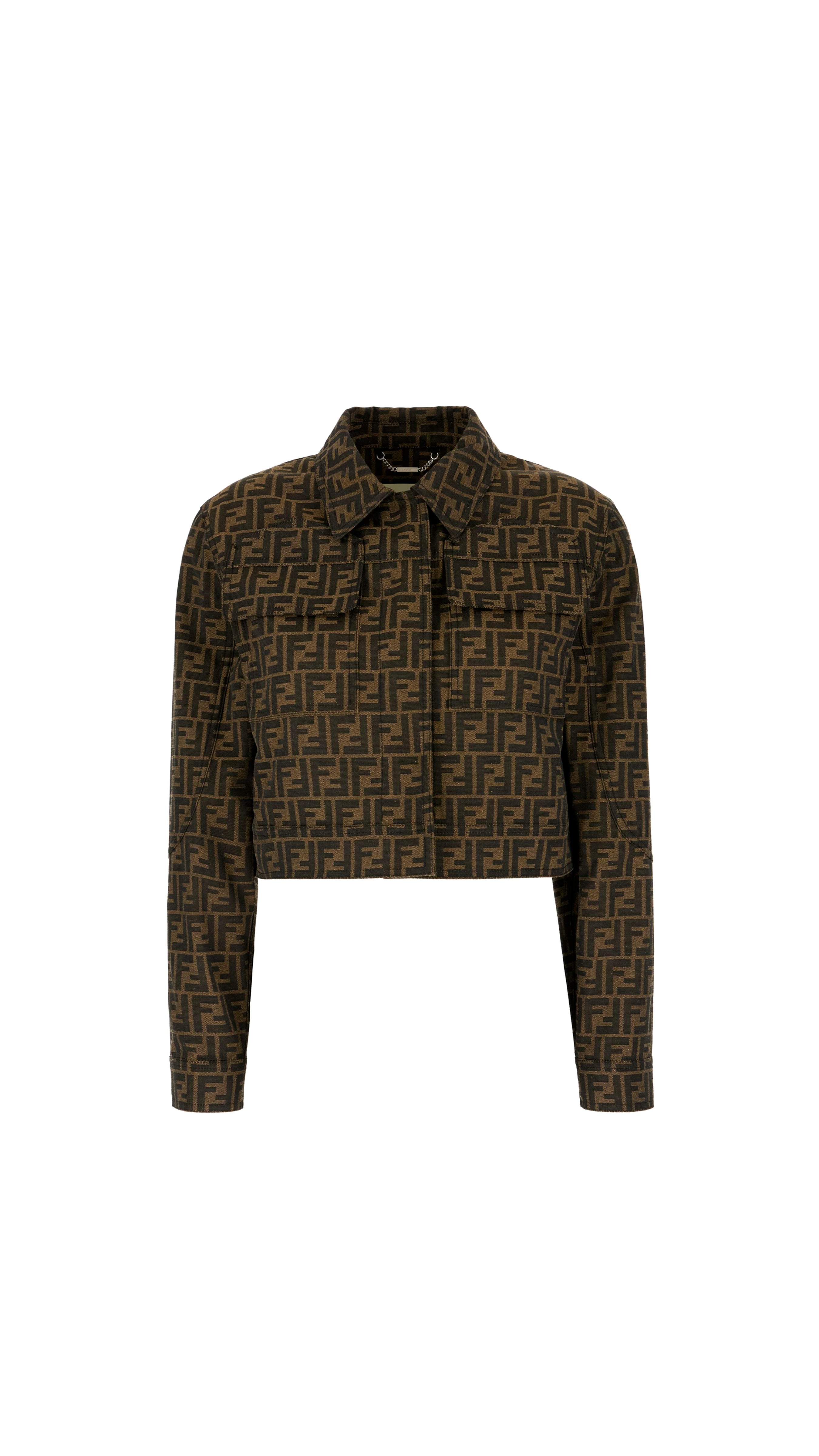 Fendi FF Canvas Jacket - Brown