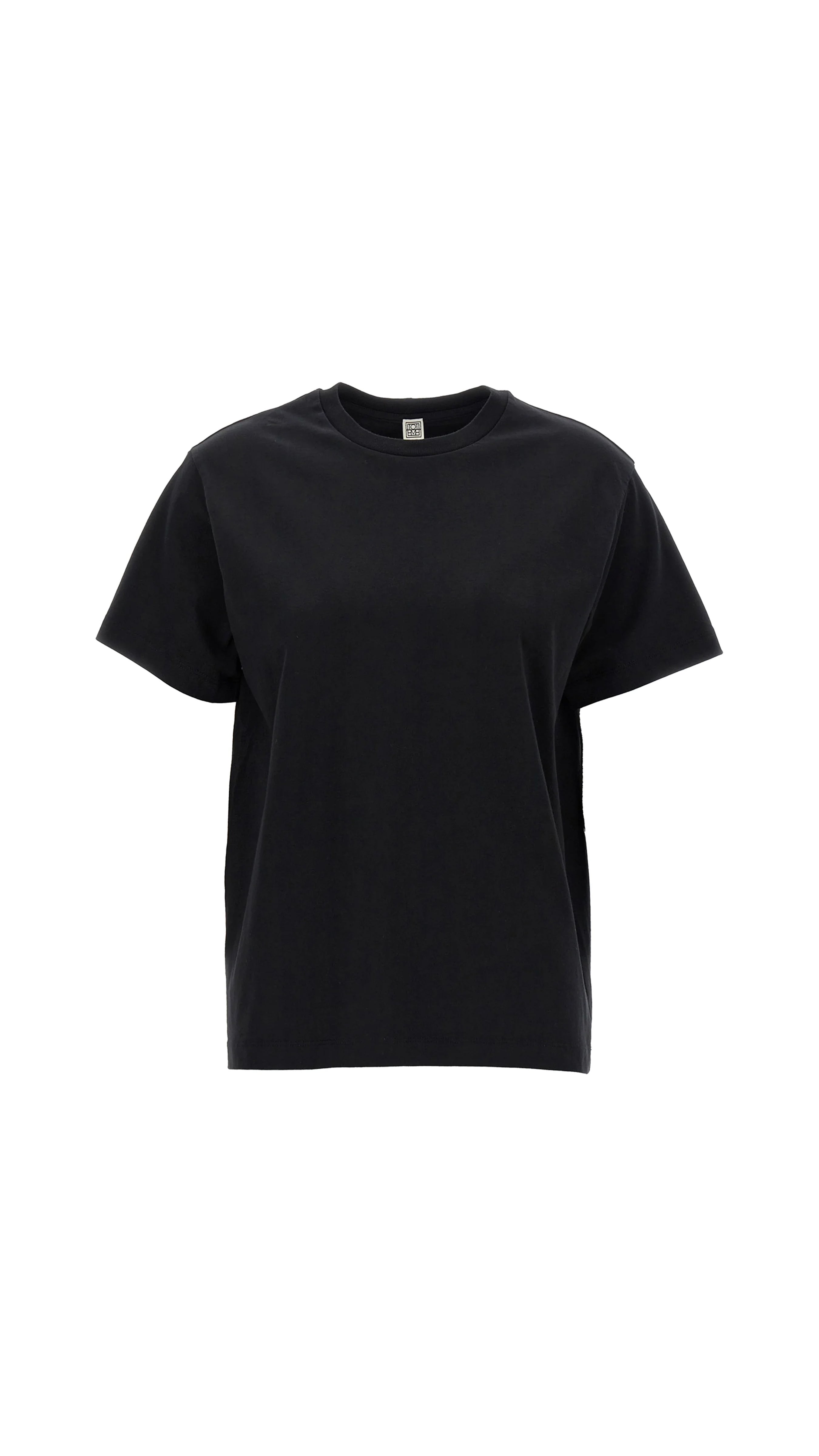 Classic Cotton Crewneck T-shirt - Black