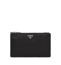 Pouch in Re-Nylon e Saffiano