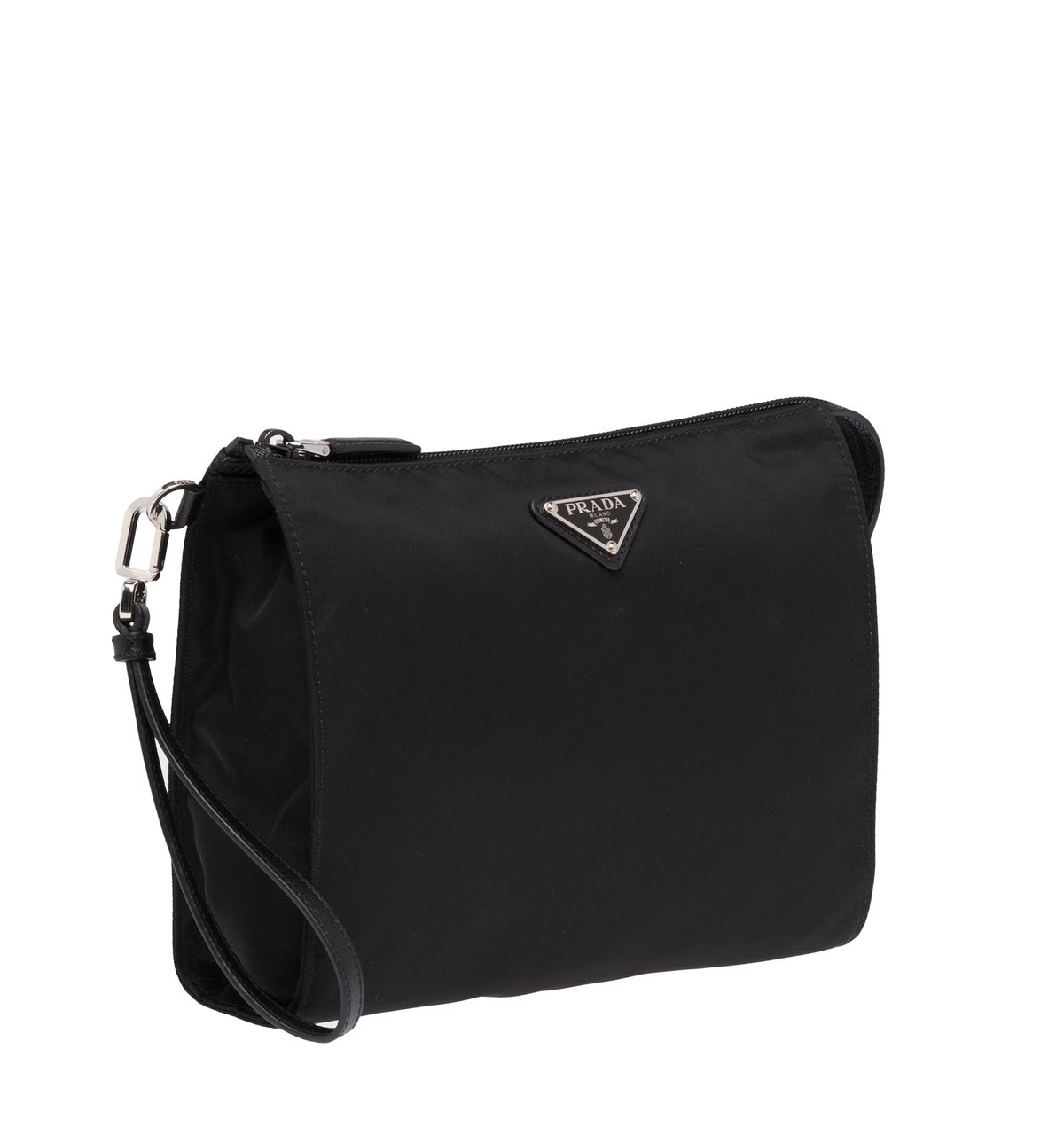Re-Nylon and Saffiano leather necessaire
