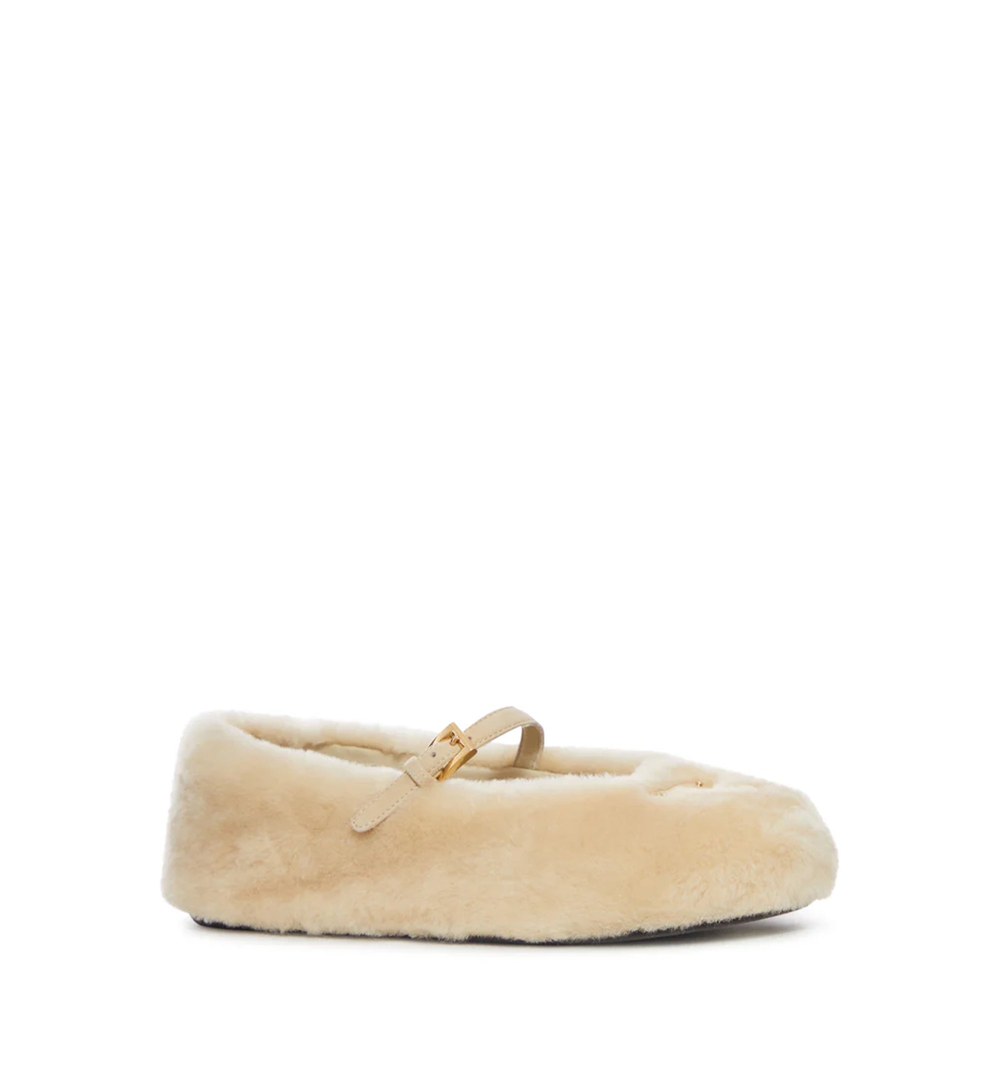 Shearling Ballerinas