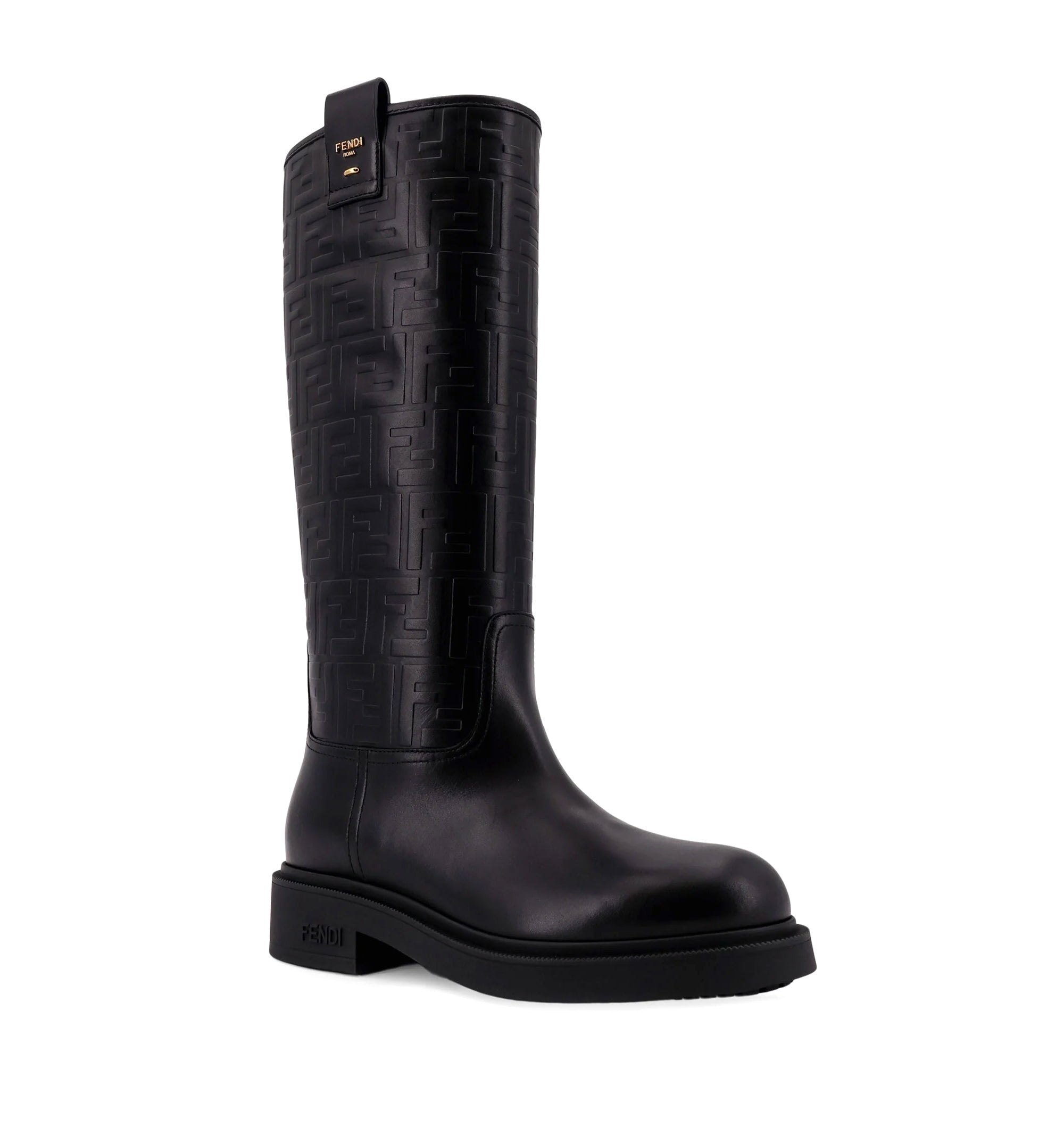 Fendi Filo Leather Boots