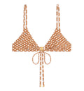 Triomphe Triangle Top In Triomphe Matte Jersey - Desert / Orange