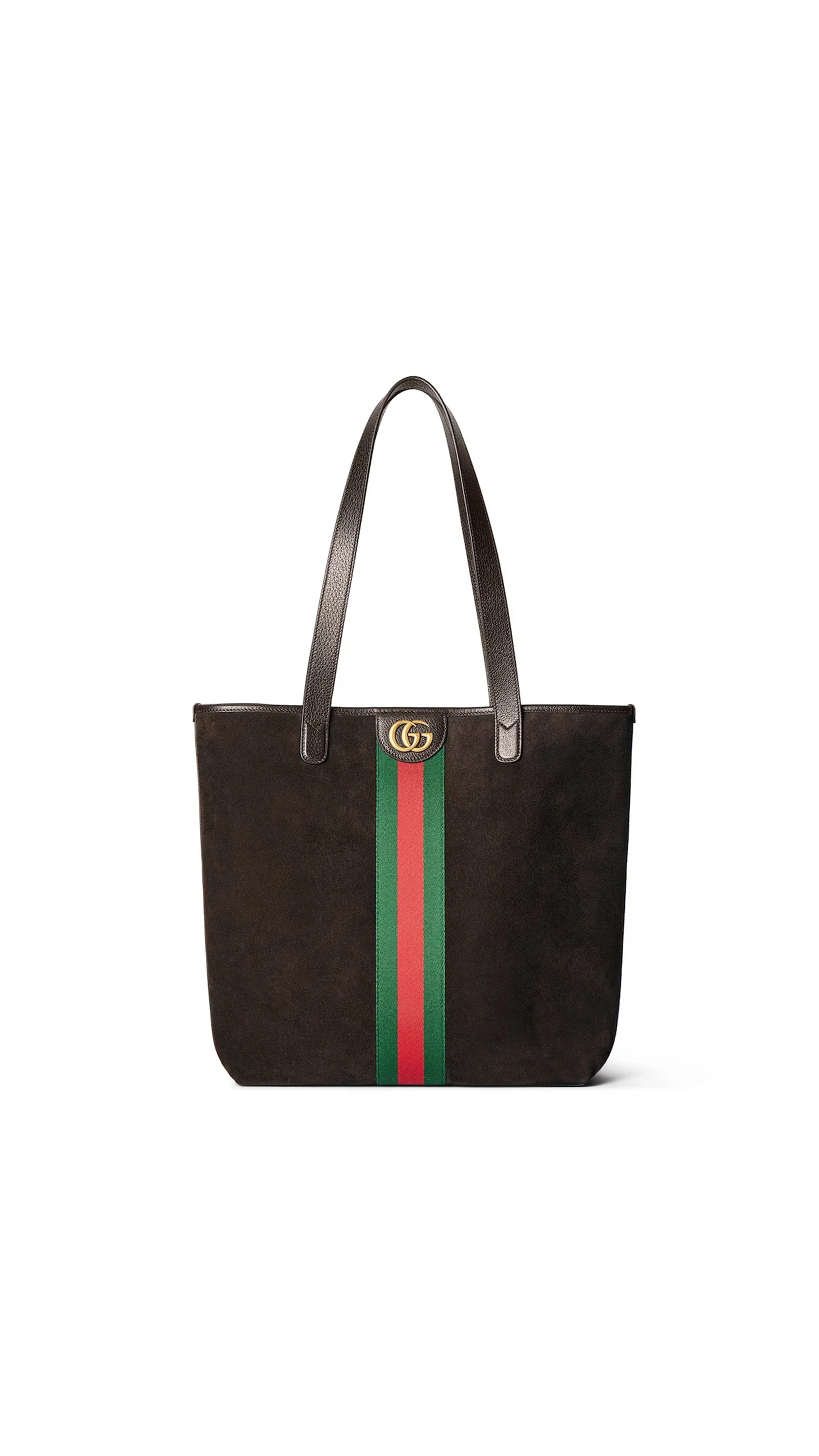 Ophidia Medium Tote Bag - Dark Brown