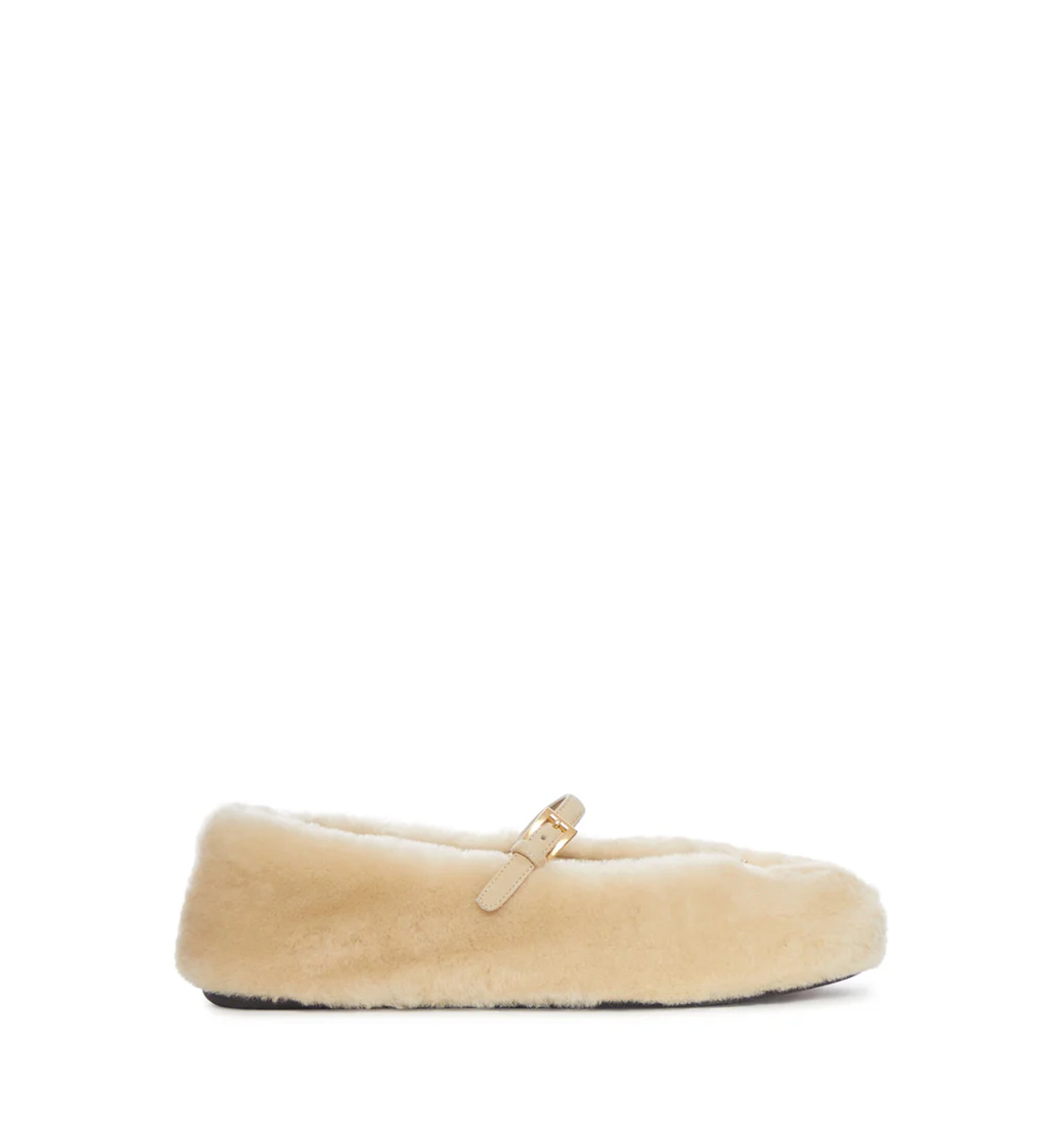 Shearling Ballerinas