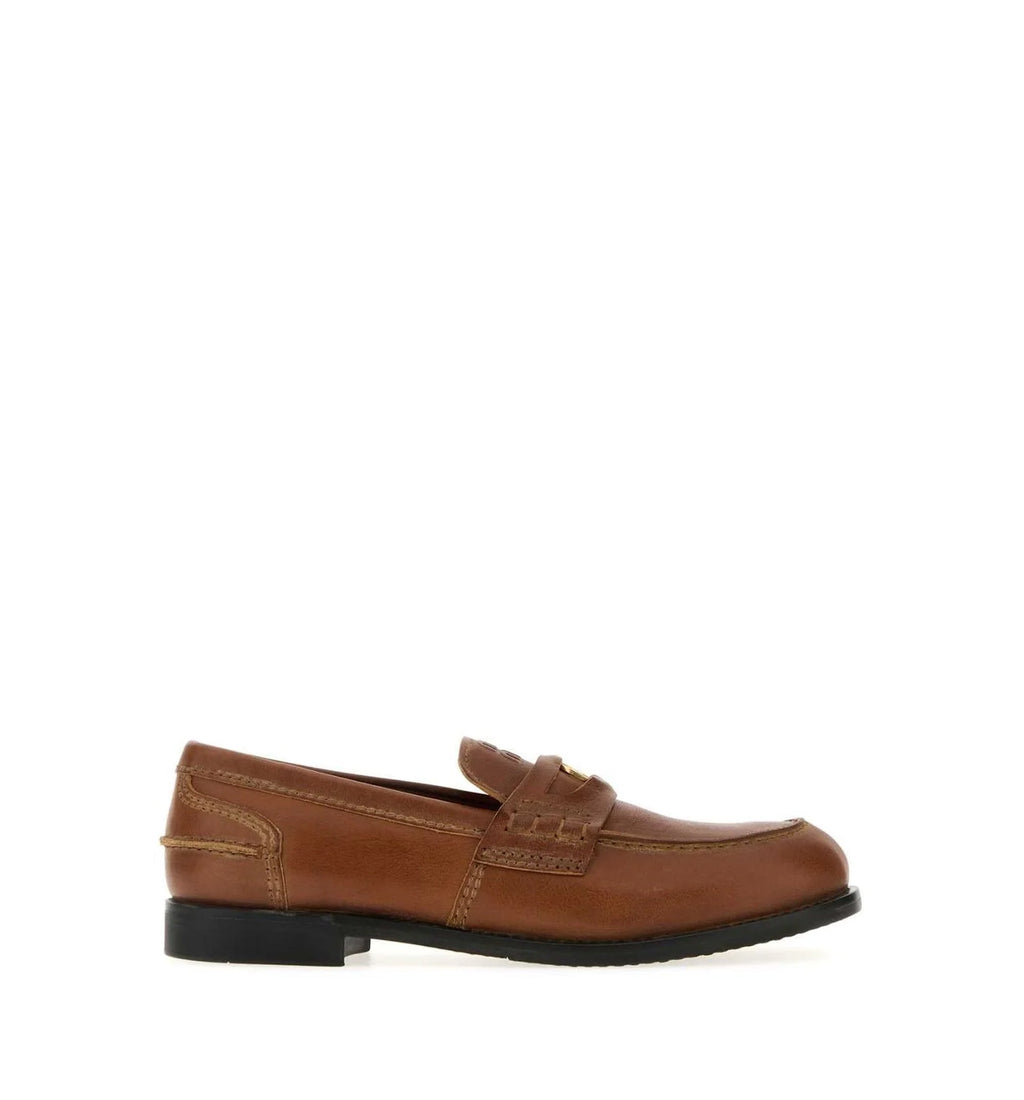 Embossed Loafers