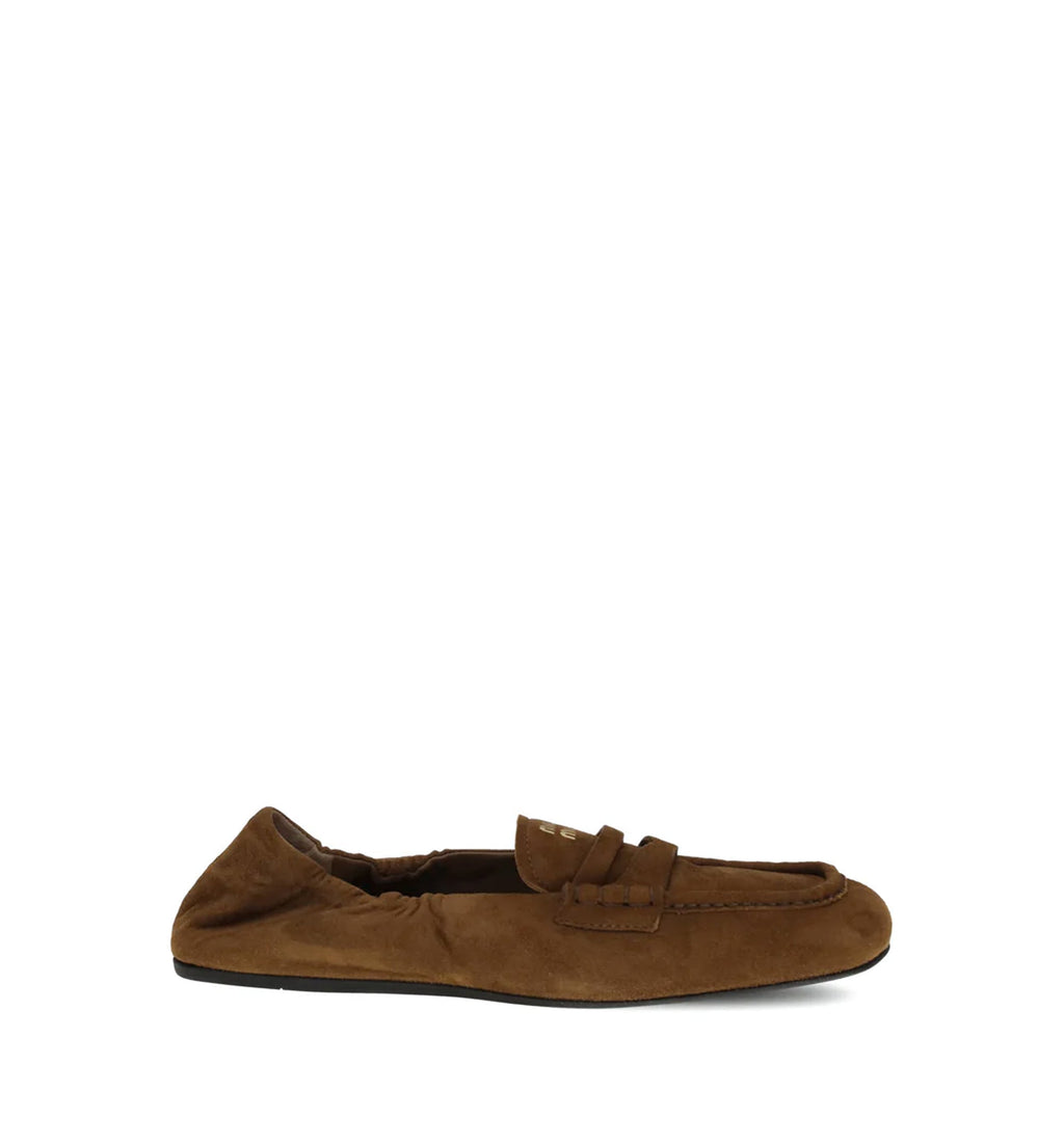 Ruches Suede Loafers
