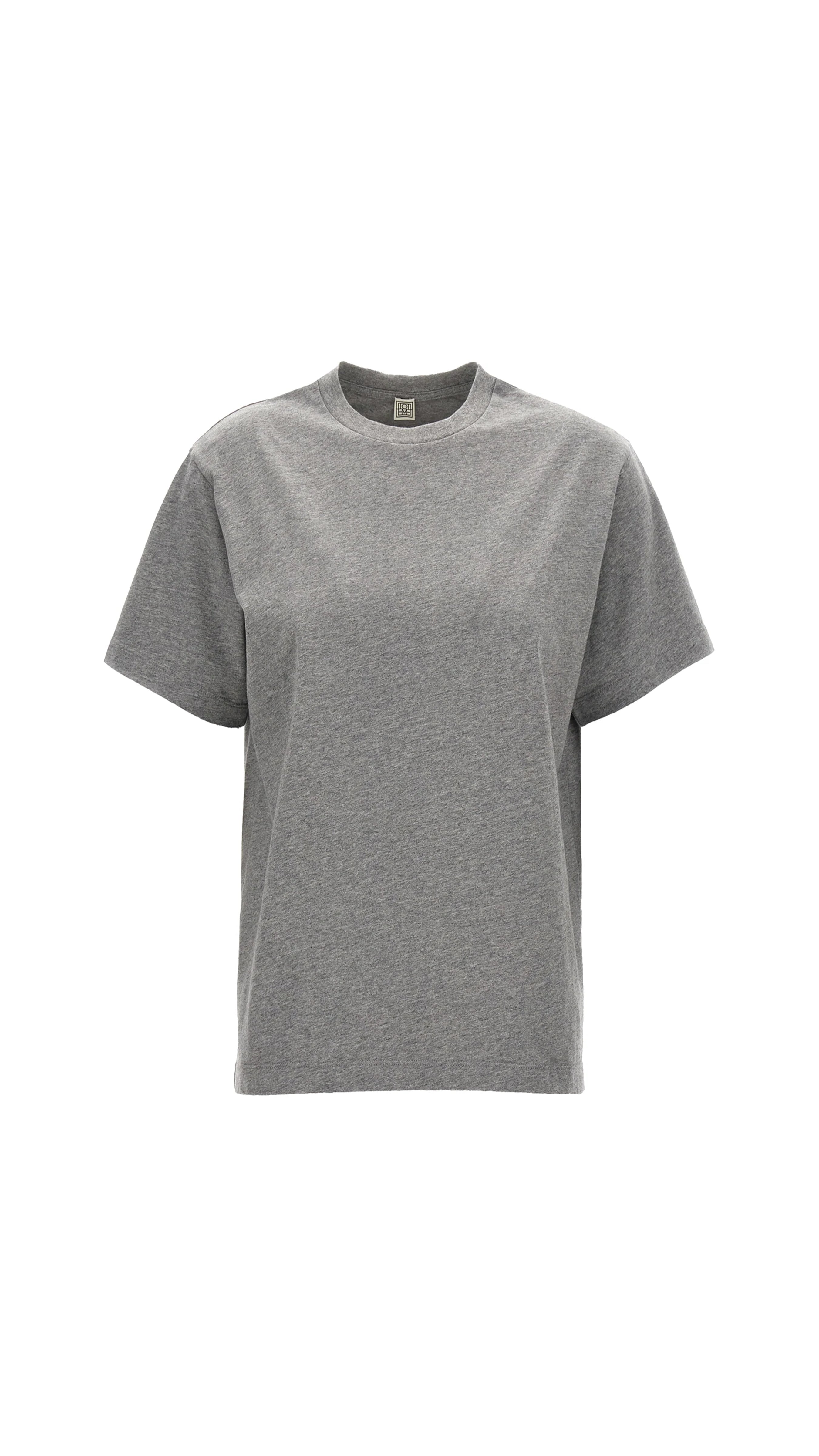 Classic Cotton Crewneck T-shirt - Grey
