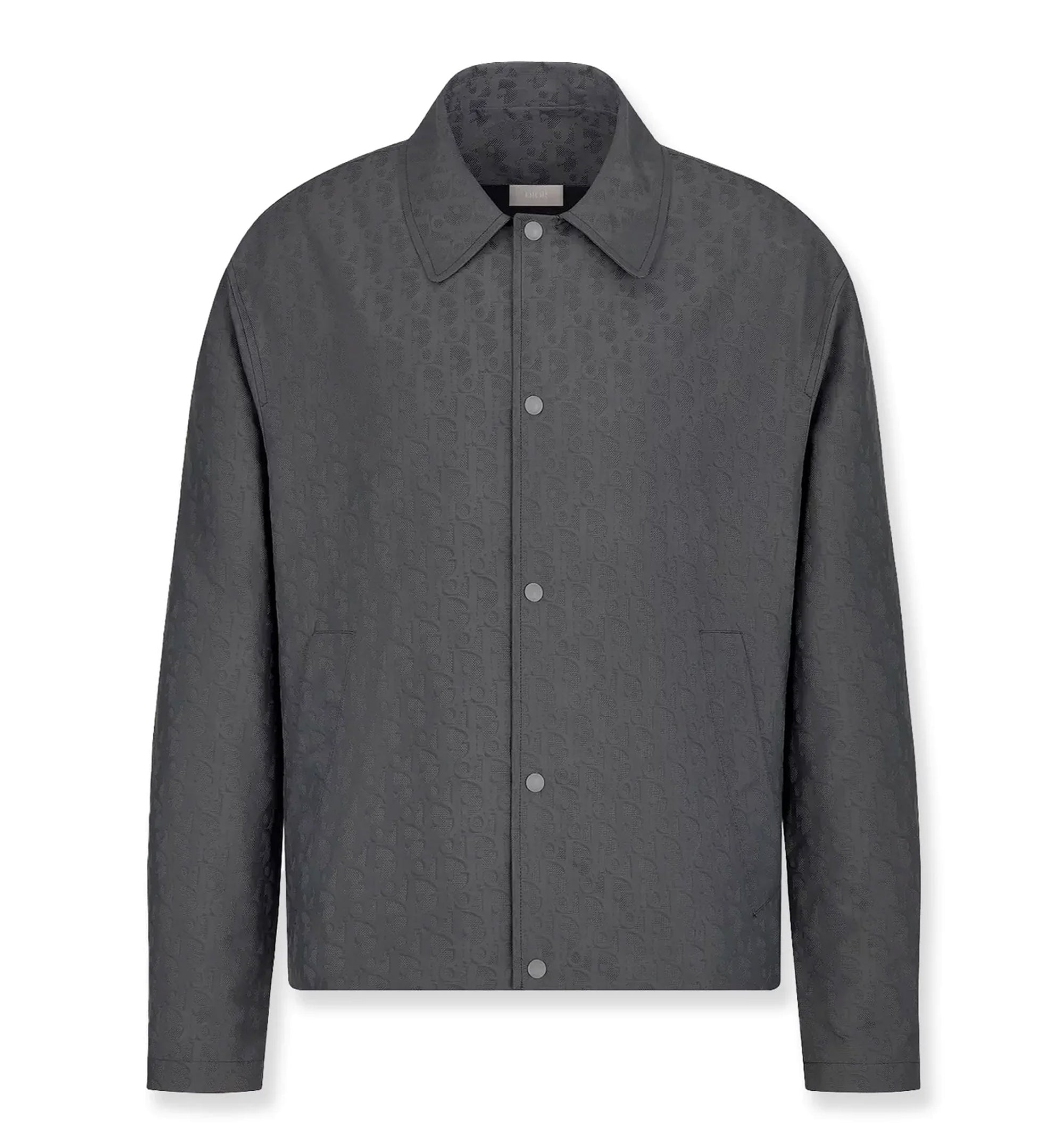 Oblique Technical Jacquard Jacket - Grey
