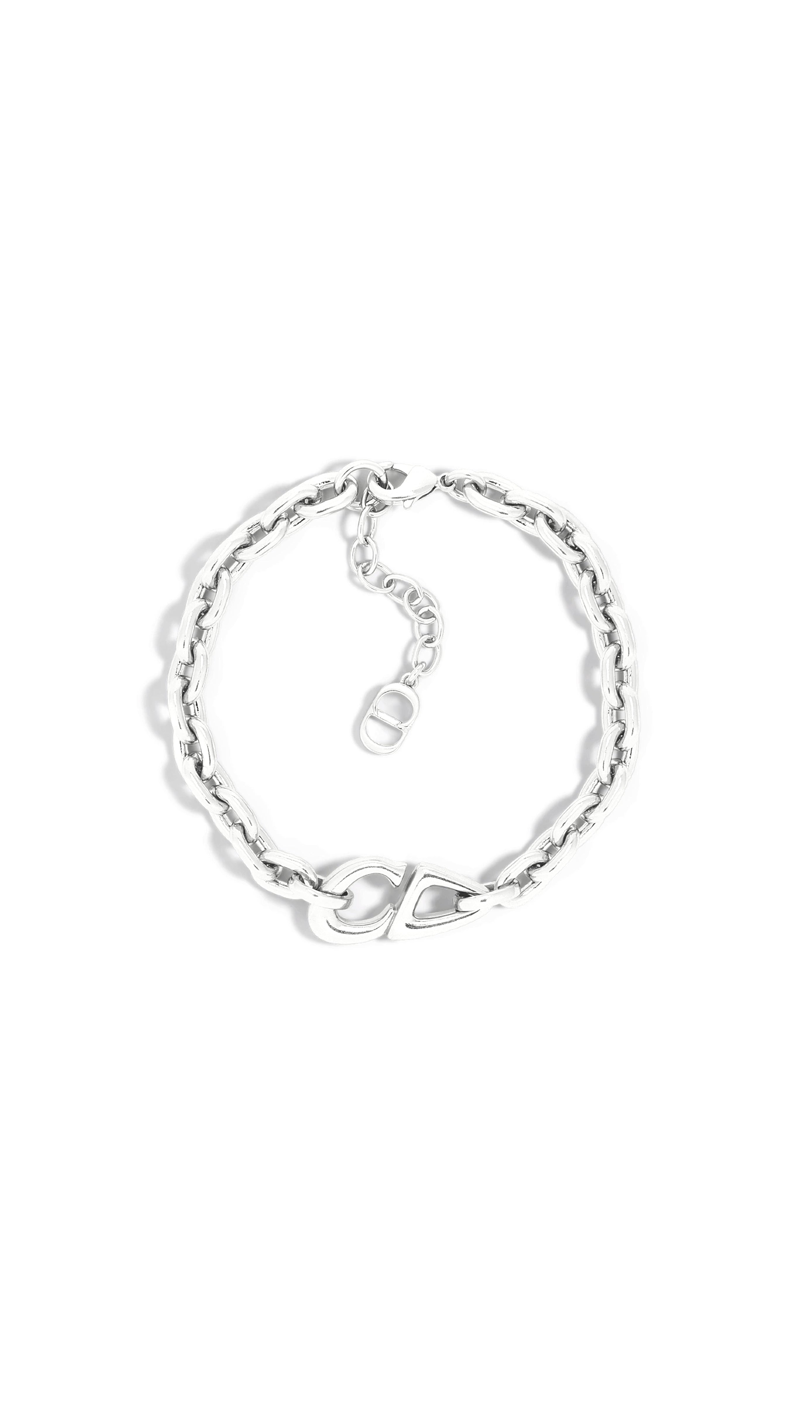 Cd30 Chain Link Bracelet - Silver-finish Brass