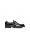 Brushed Leather Loafers
