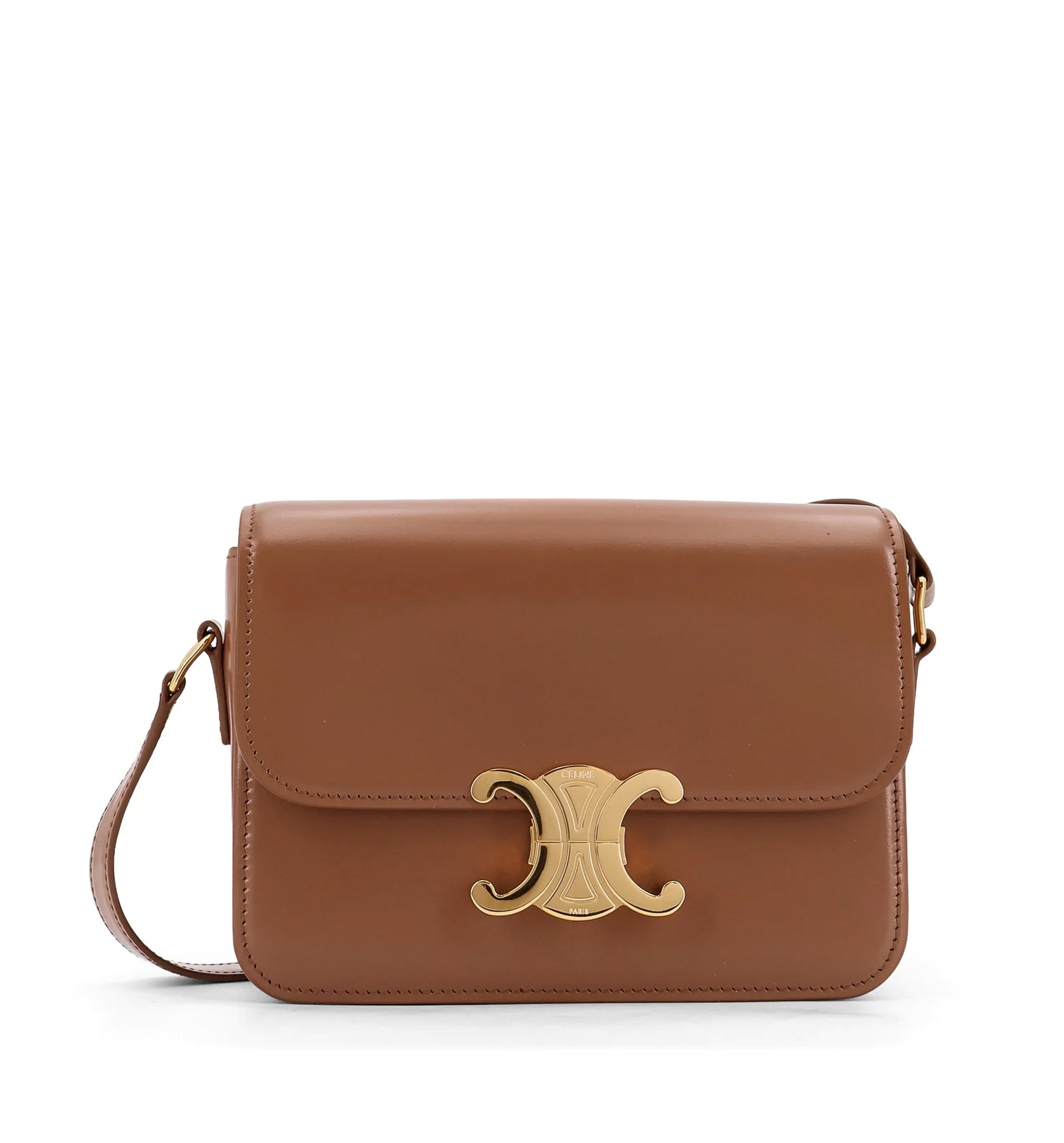 Teen Triomphe Bag in Shiny Calfskin