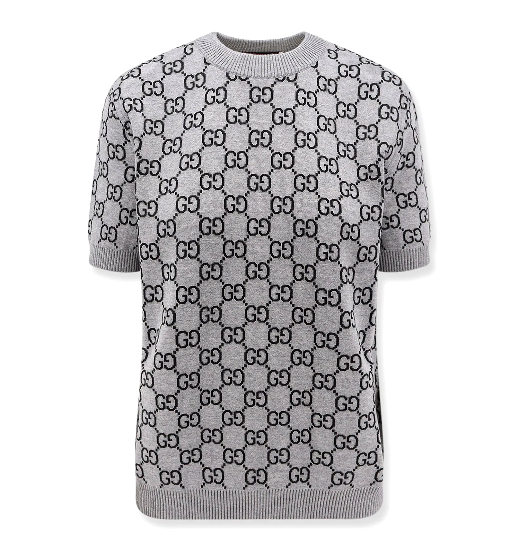 Reversible sweater GG jacquard