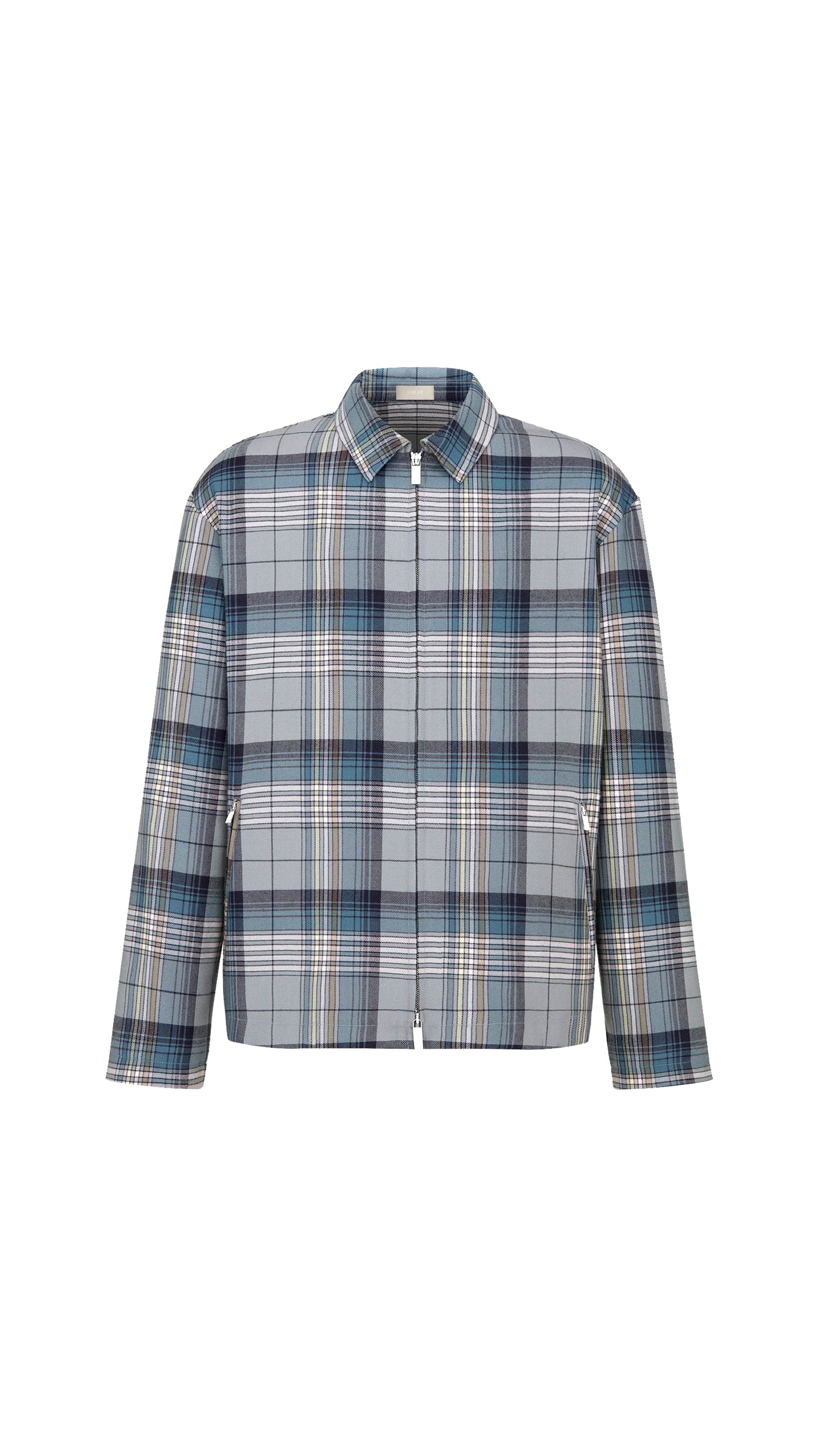 Checkered Zipped Shirt - Multicolor