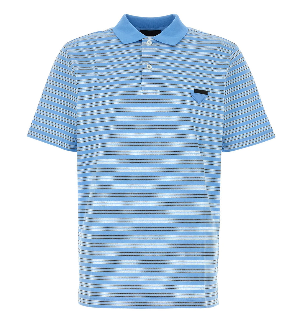 Embroidered piquet polo shirt