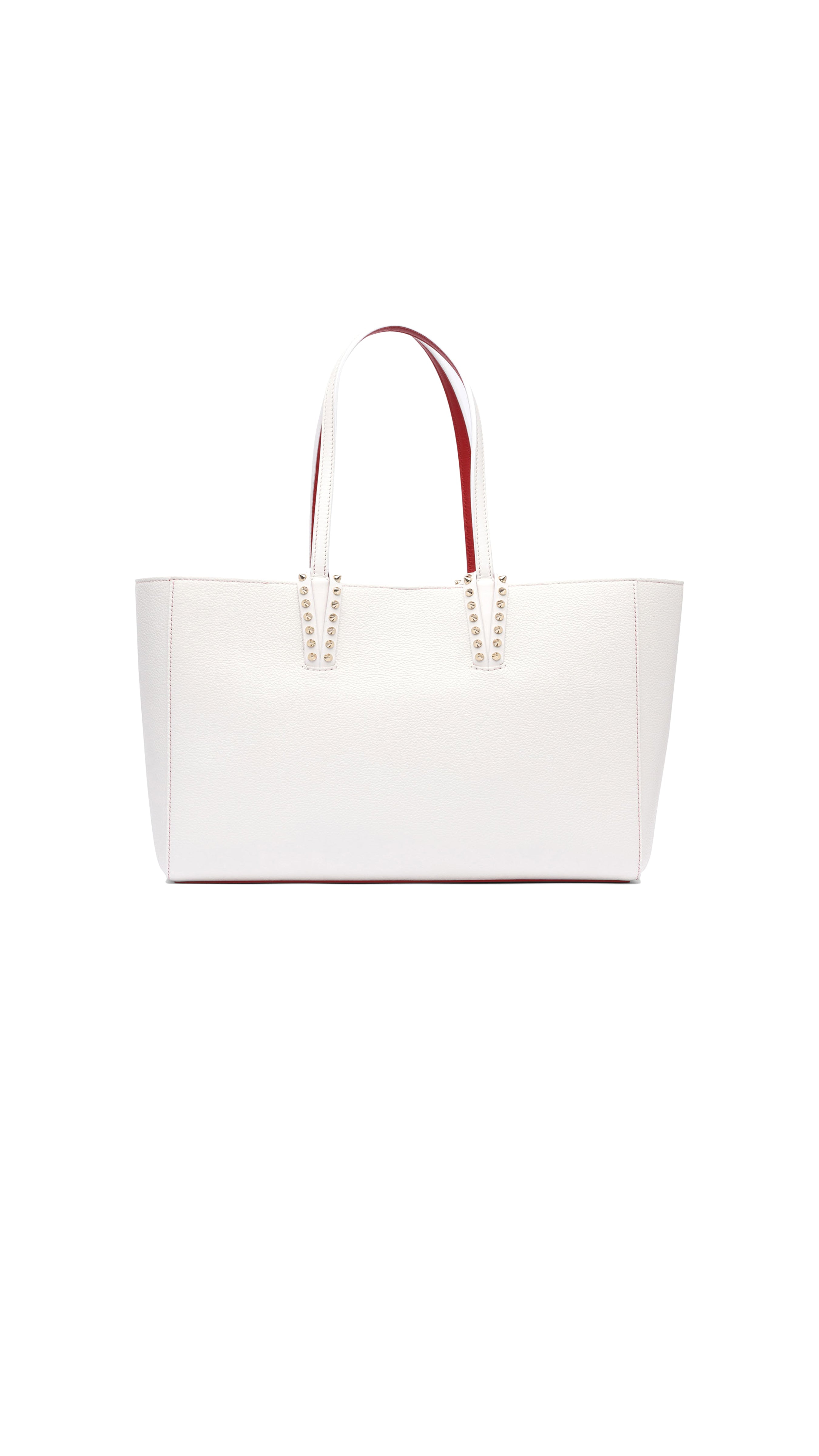 Cabata Small Tote and Calf Leather - White