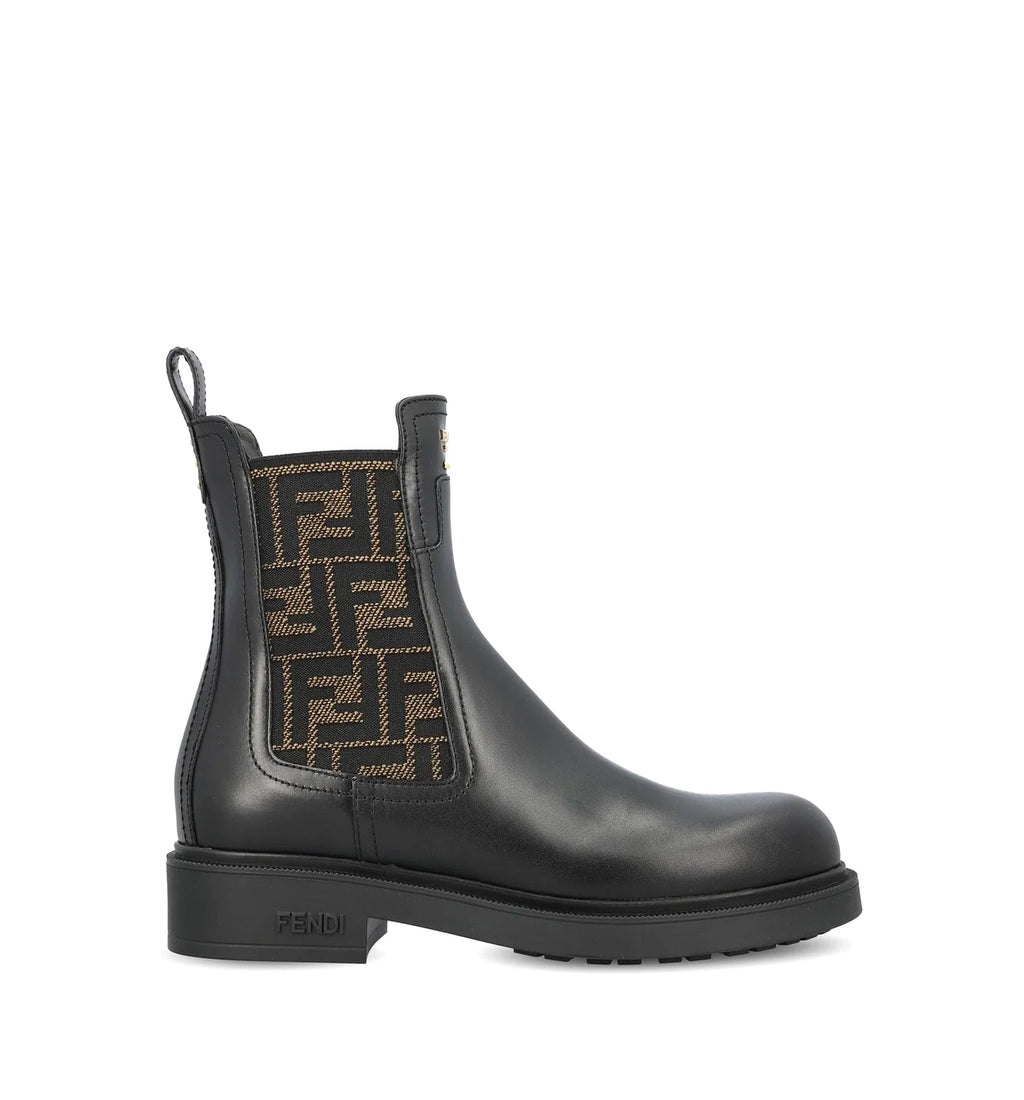 Filo FF Jacquard Ankle Boots