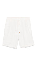 Bermuda Shorts With Drawstring - White