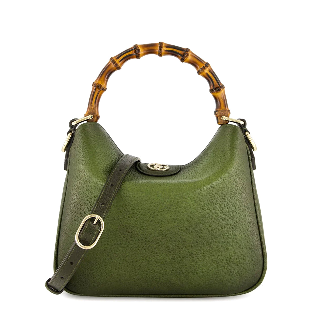 Leather Diana Medium Top Handle Bag