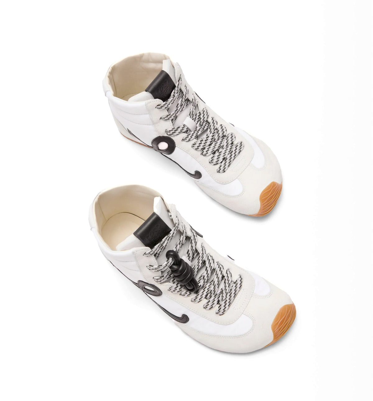 Ballet Runner 2.0 High-top In Nylon And Calfskin