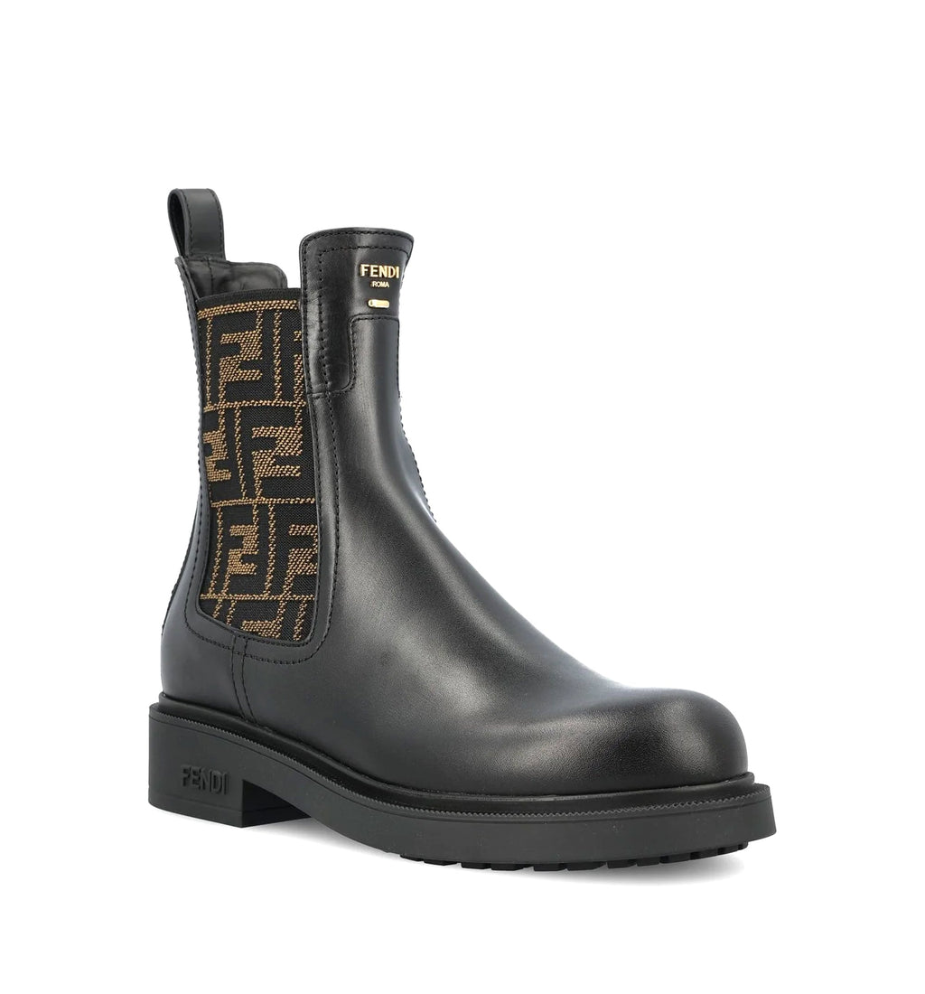 Filo FF Jacquard Ankle Boots