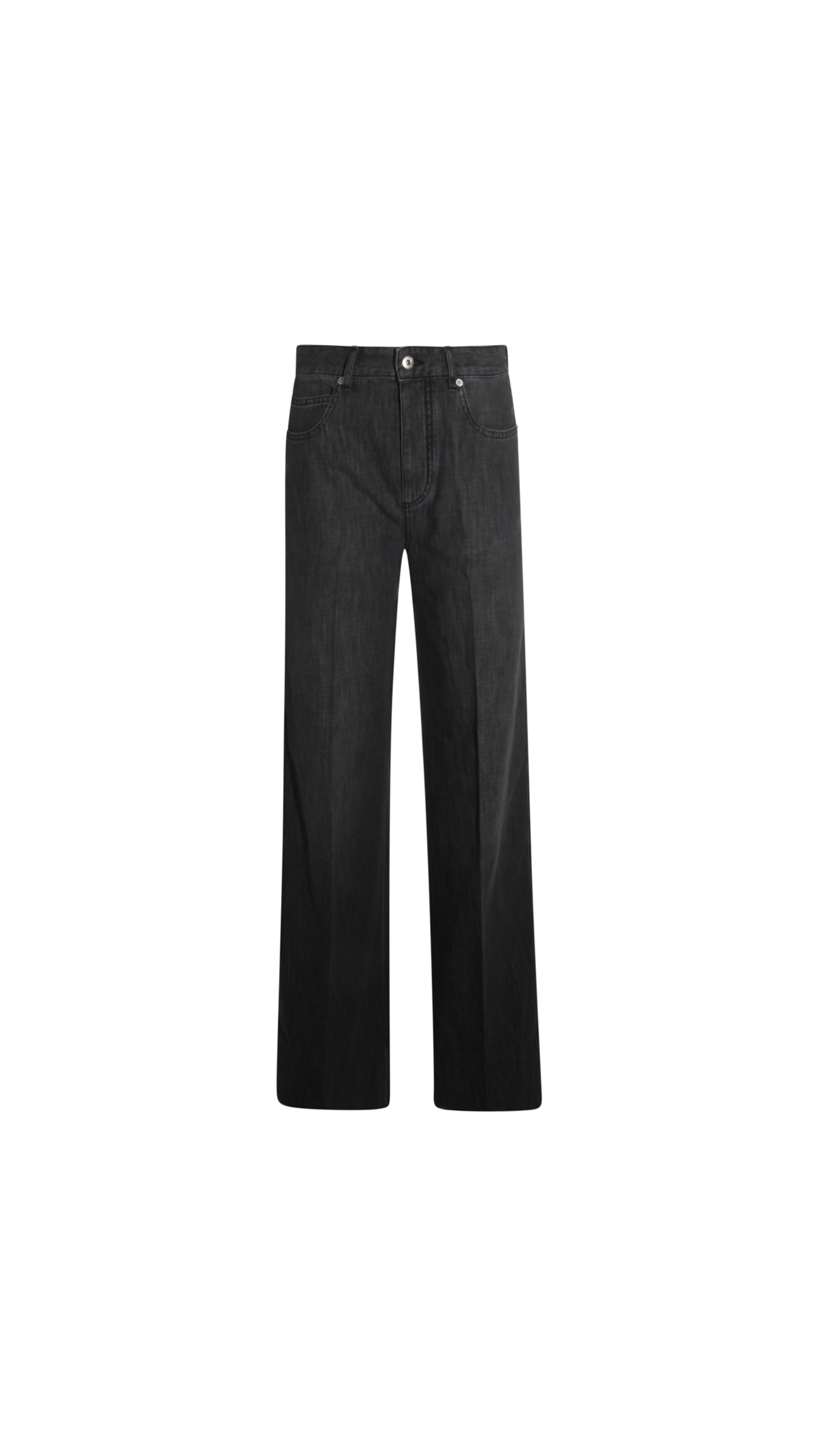 Palazzo Jeans - Washed Black