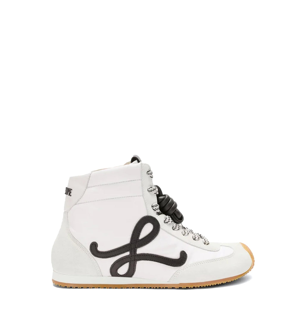 Ballet Runner 2.0 High-top In Nylon And Calfskin