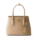 Double small Saffiano Leather Bag