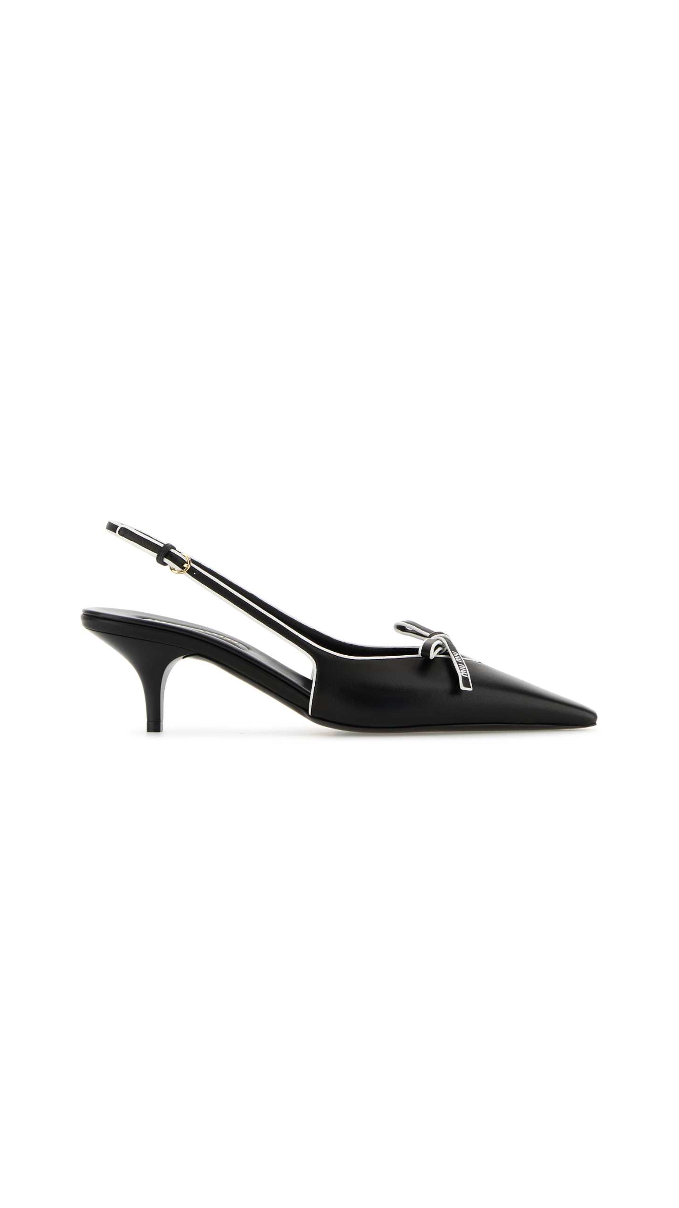 Nappa Leather Pumps - Black