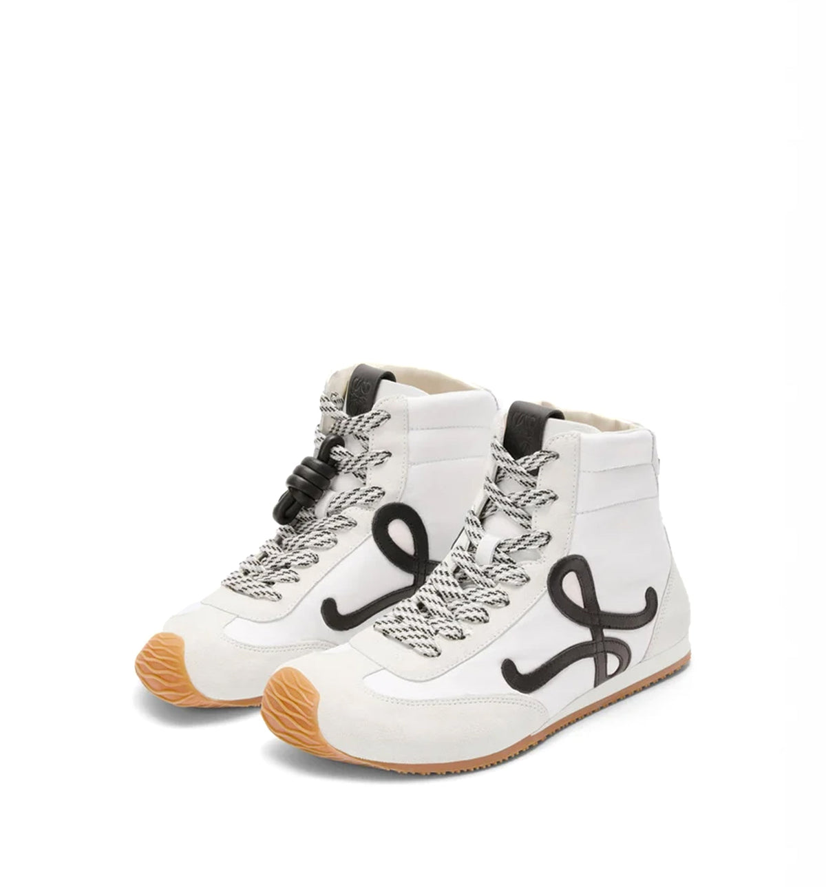 Ballet Runner 2.0 High-top In Nylon And Calfskin