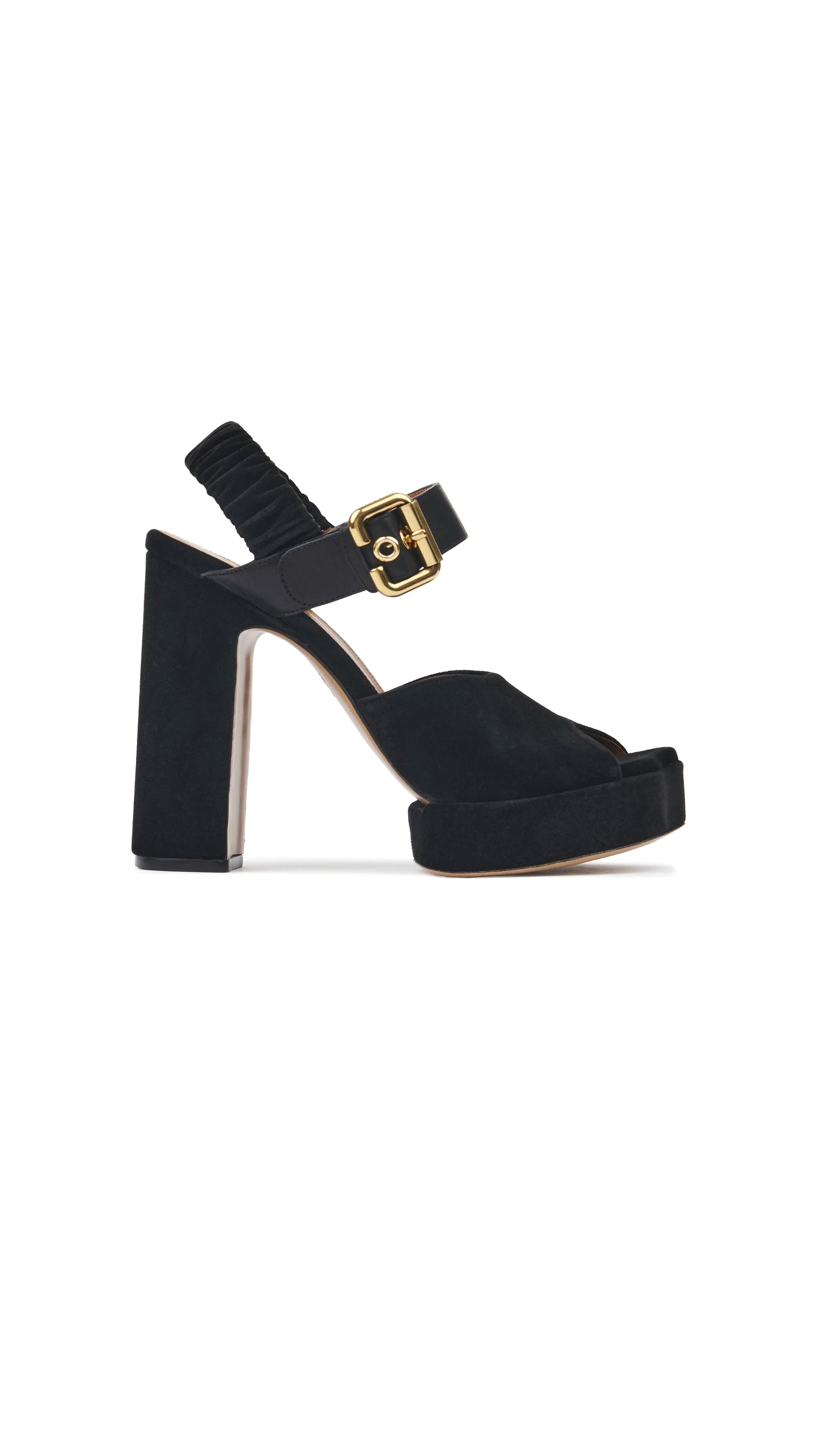 Aria Platform Sandal - Black