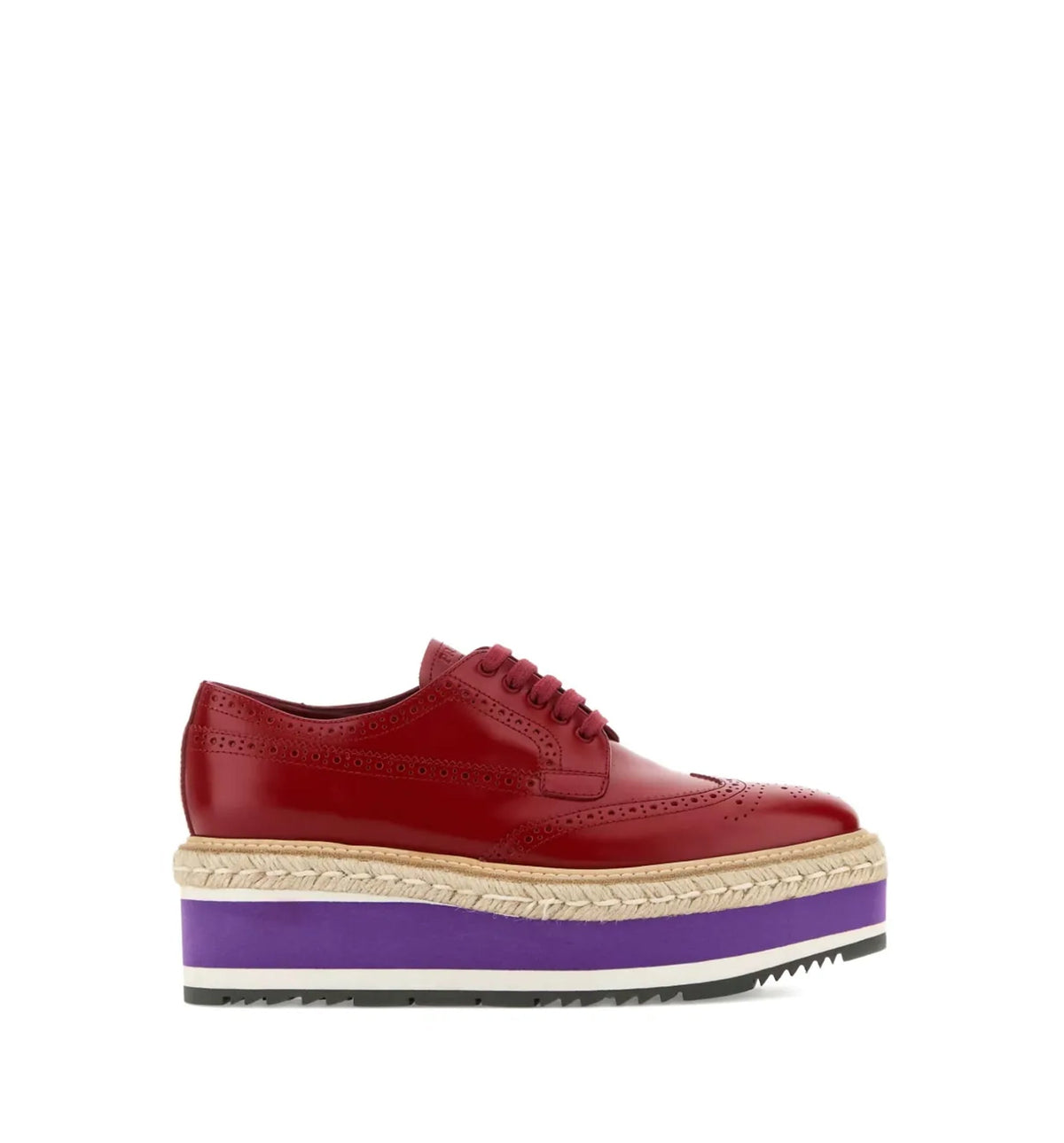 Leather lace-up shoes