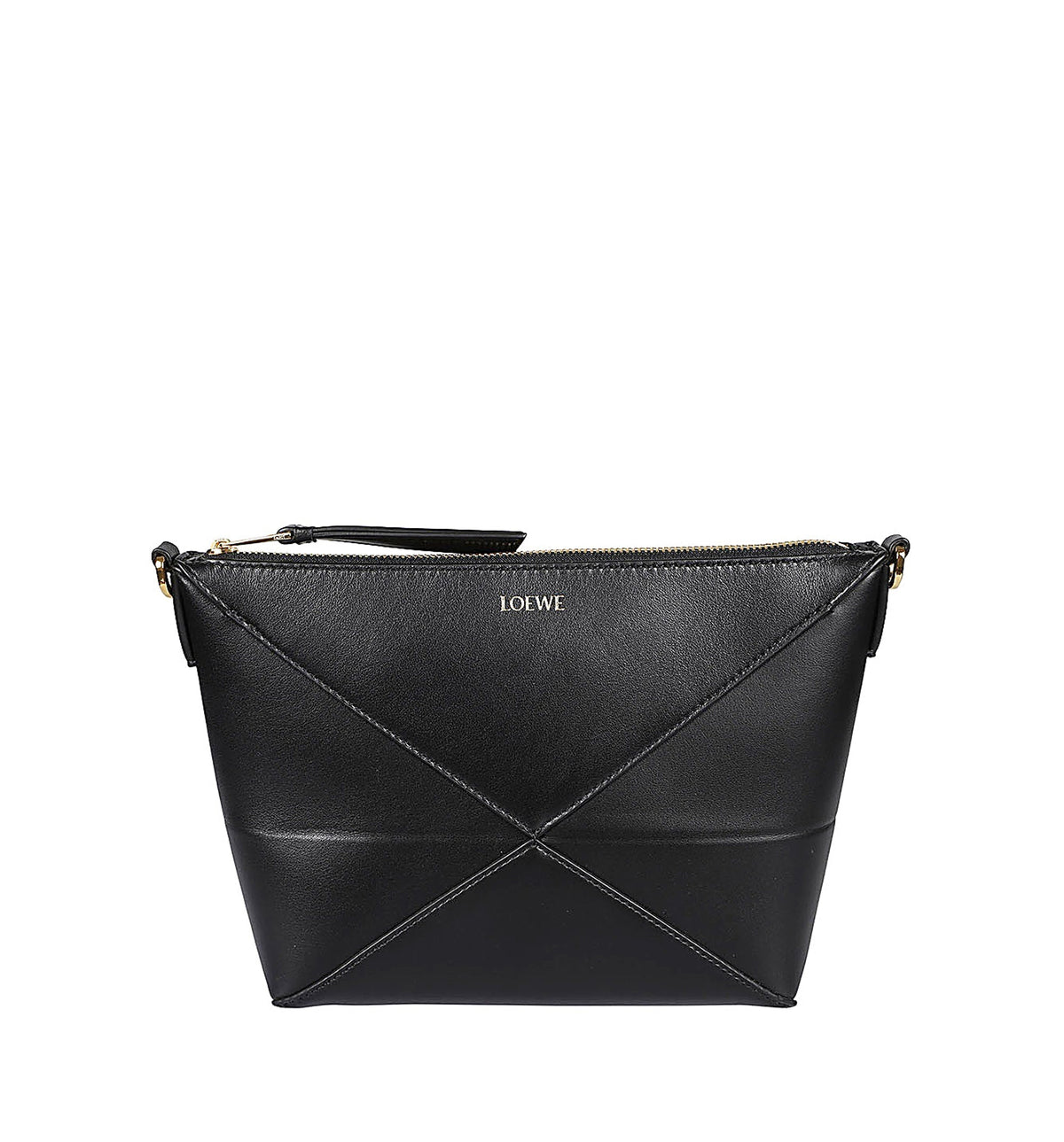Puzzle Fold Pouch in Shiny Nappa Calfskin