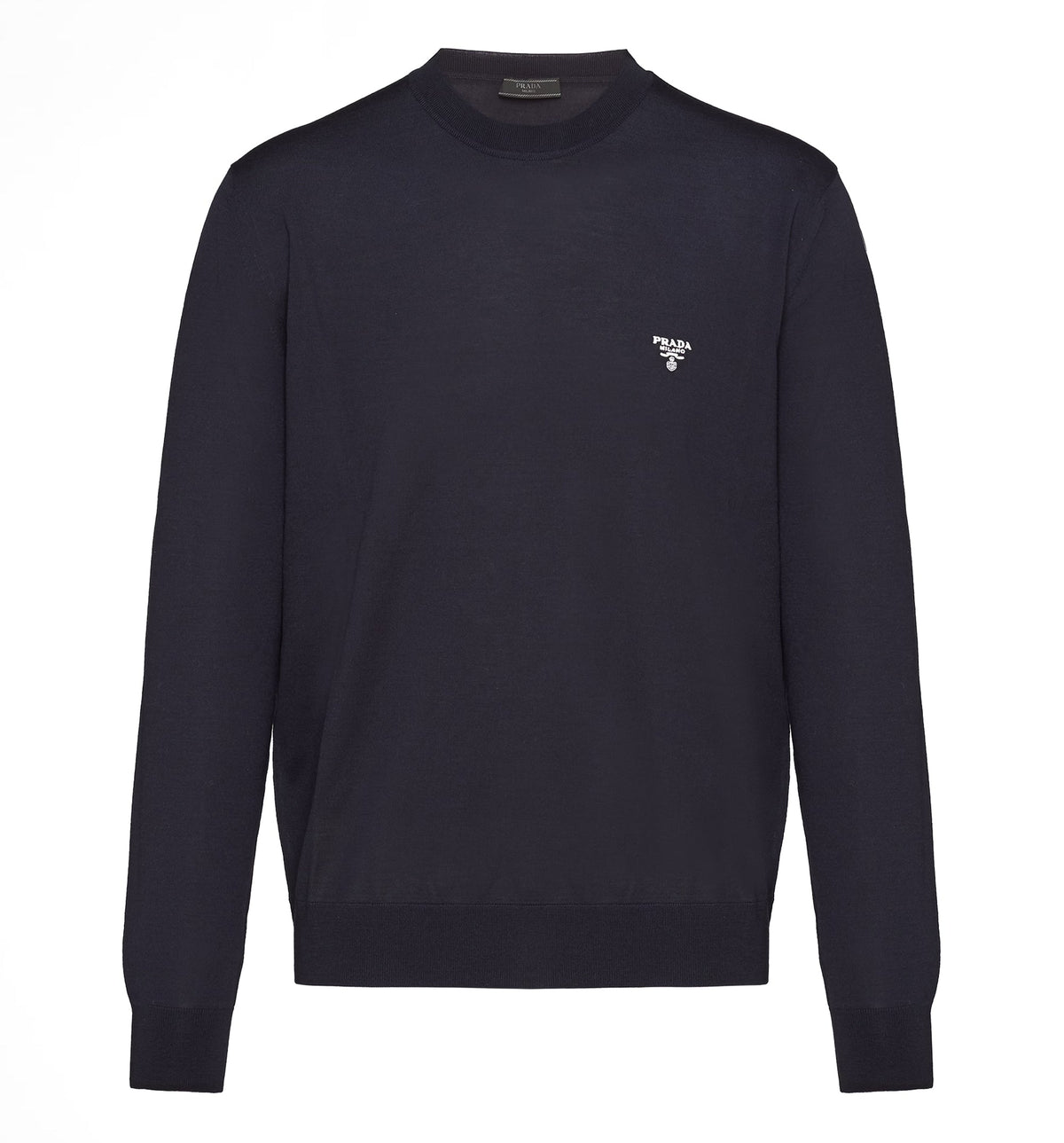 Superfine Wool Crew-neck Sweater