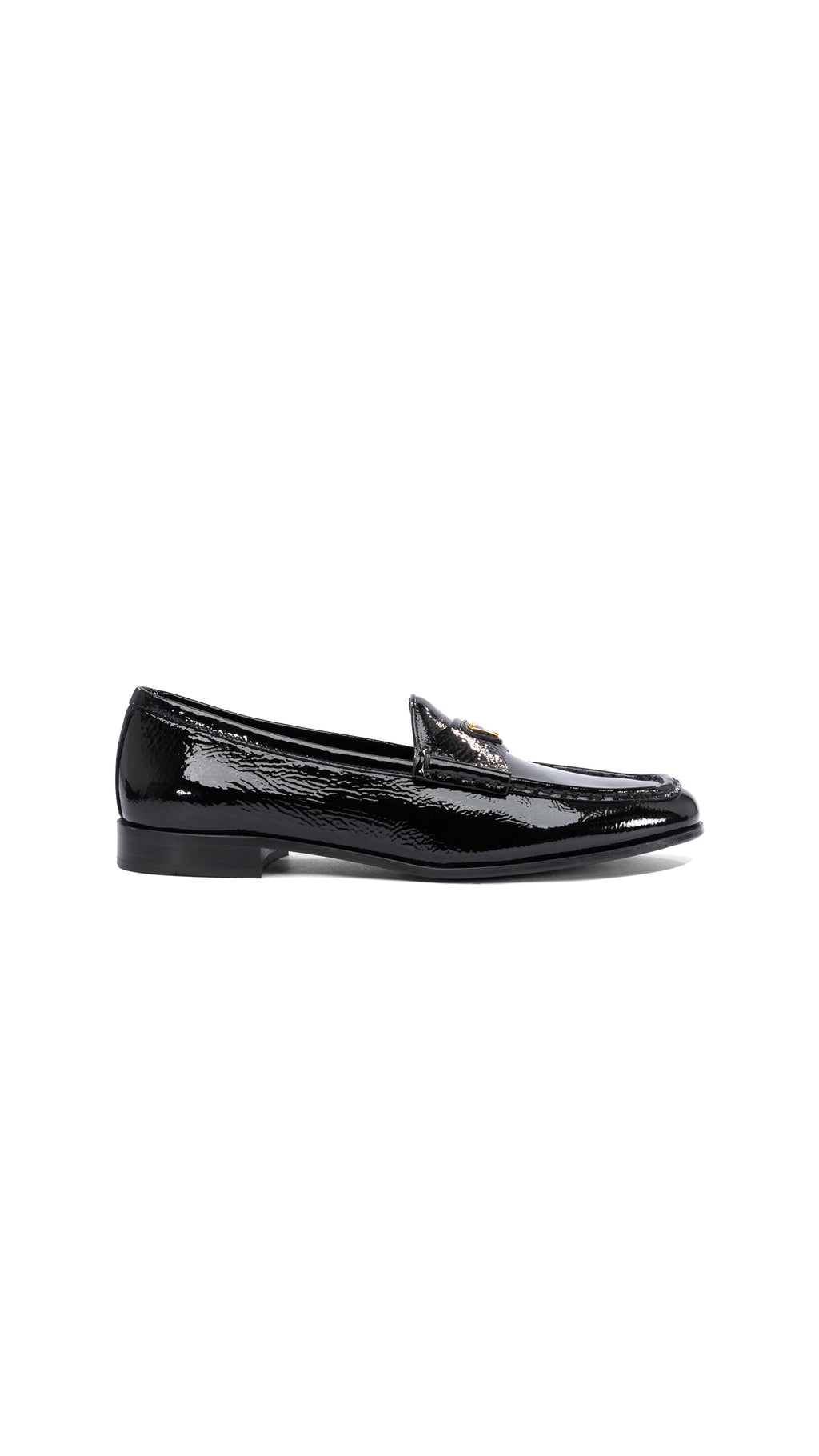 Naplak Patent Leather Loafers  - Black