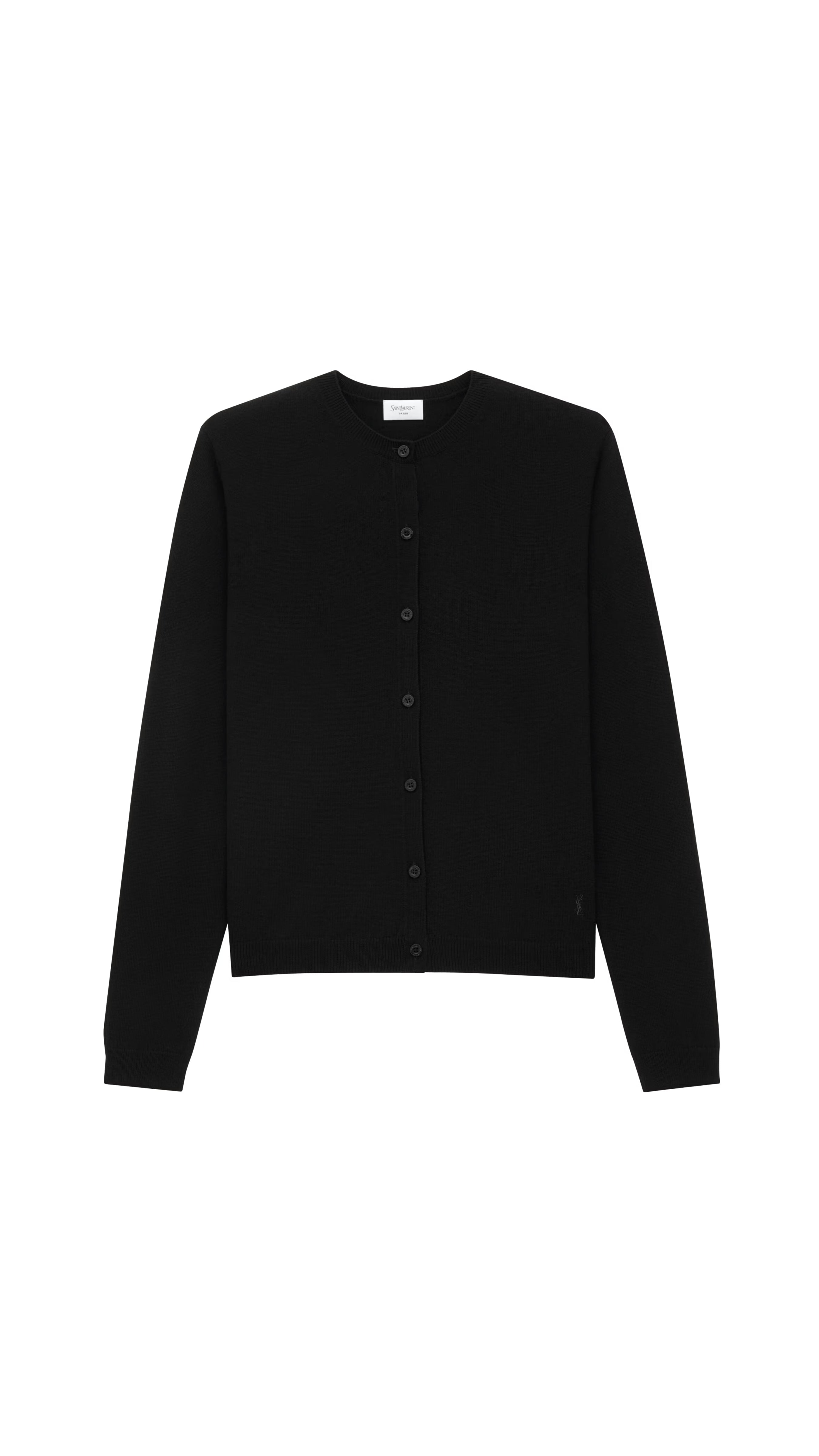 Cassandre Cardigan In Wool - Black