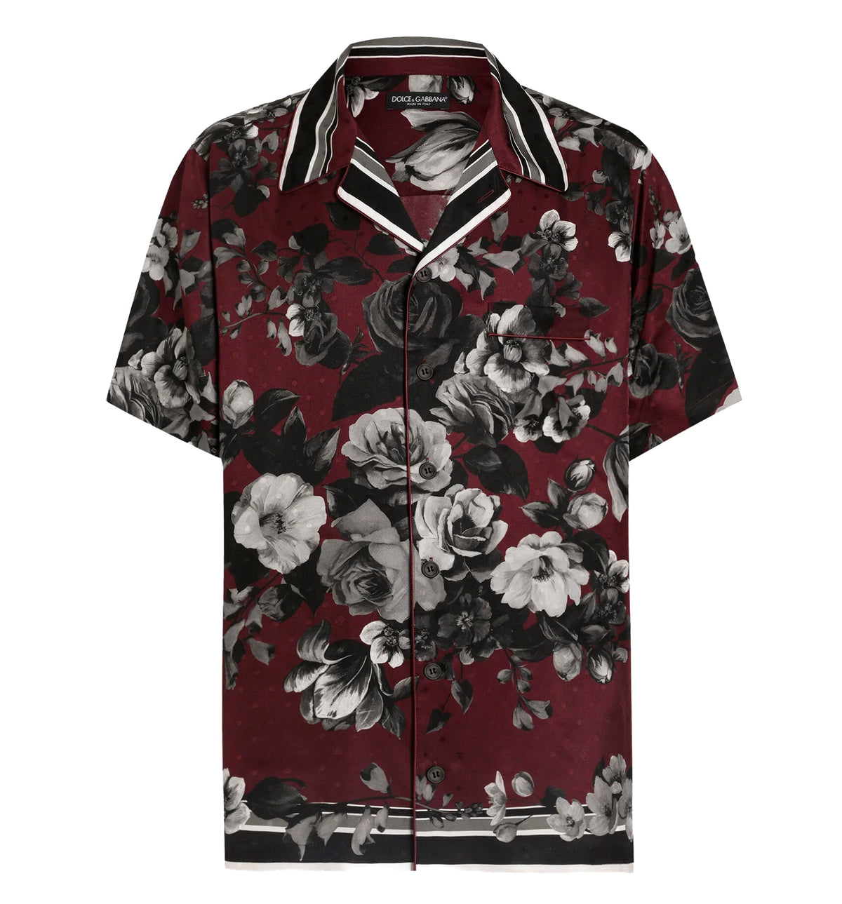 Peony ramage-print hawaii twill shirt