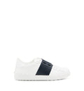 Open-toe calfskin sneaker
