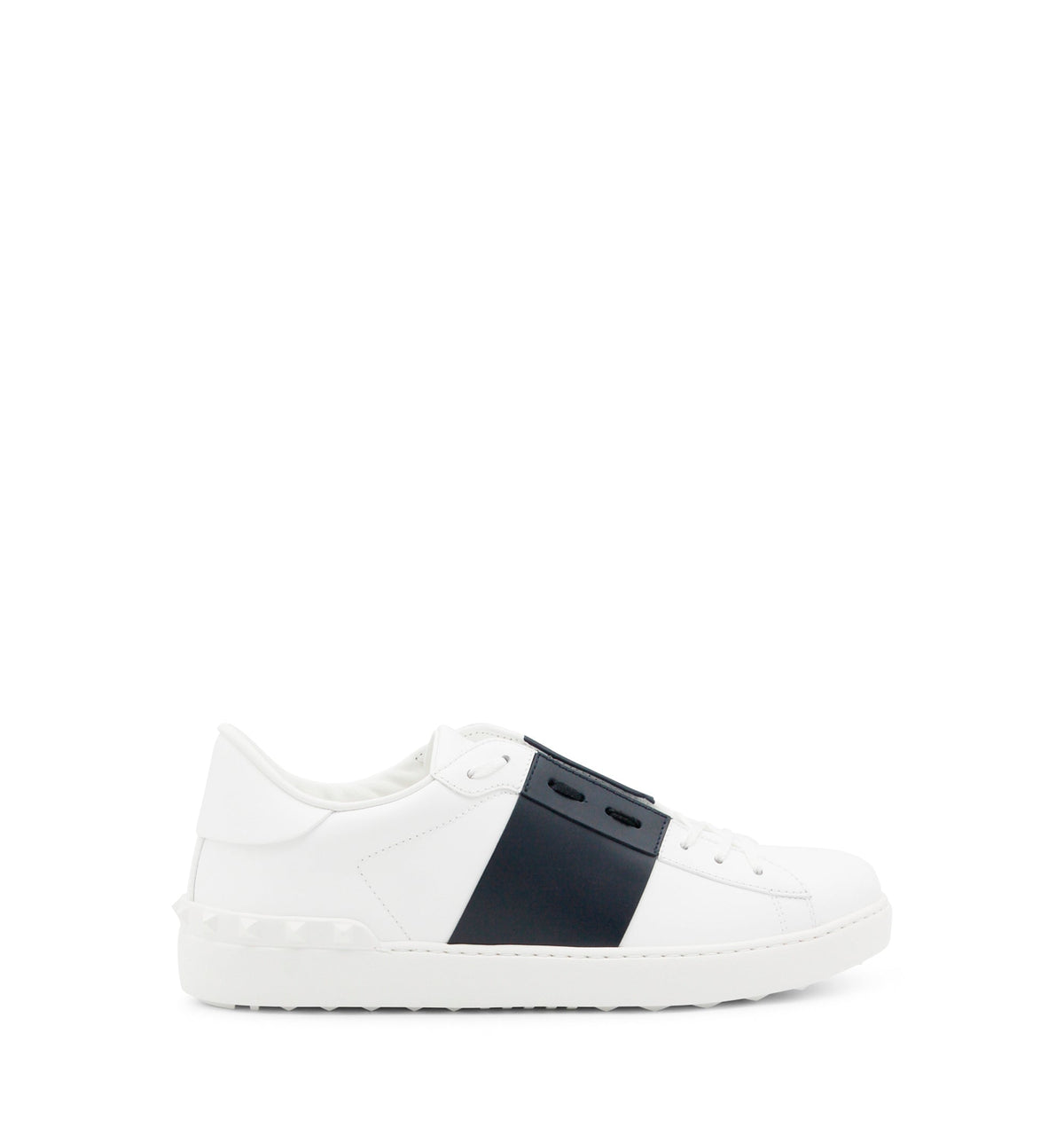 Open-toe calfskin sneaker
