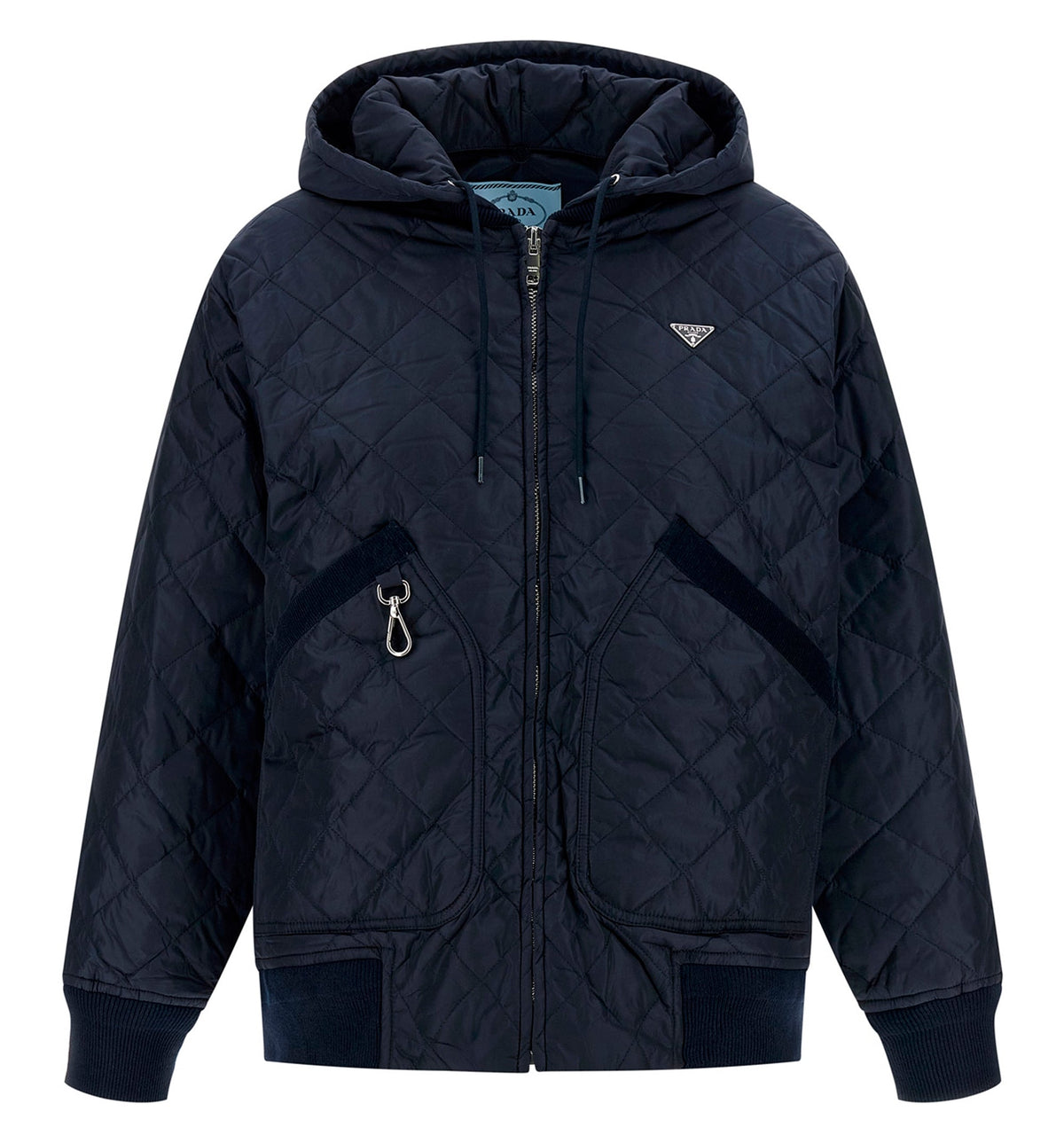Re-Nylon blouson jacket with hood
