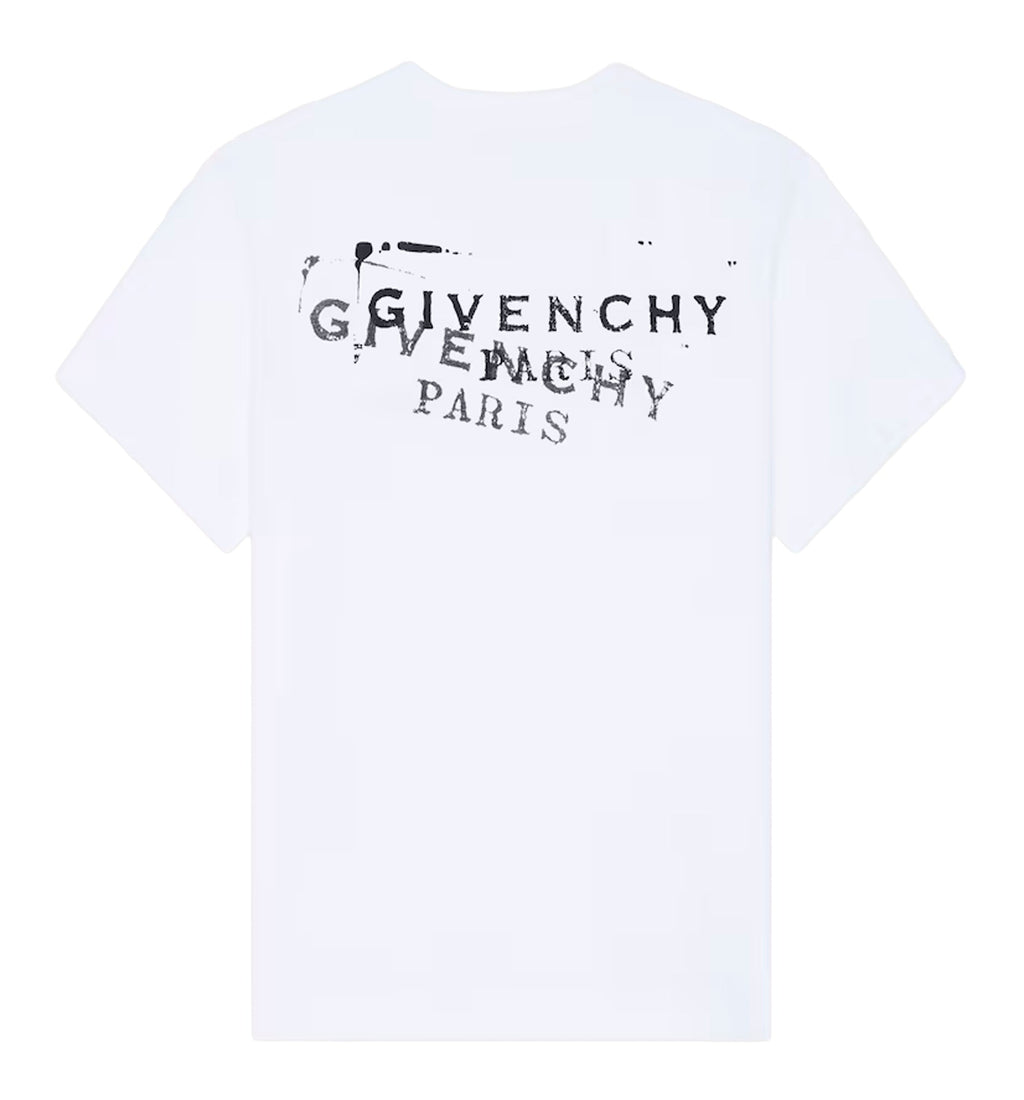 T-shirt in cotton with Givenchy Stamp print
