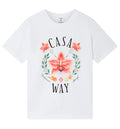 Casa Way Orchid Logo Short Sleeve T‑Shirt